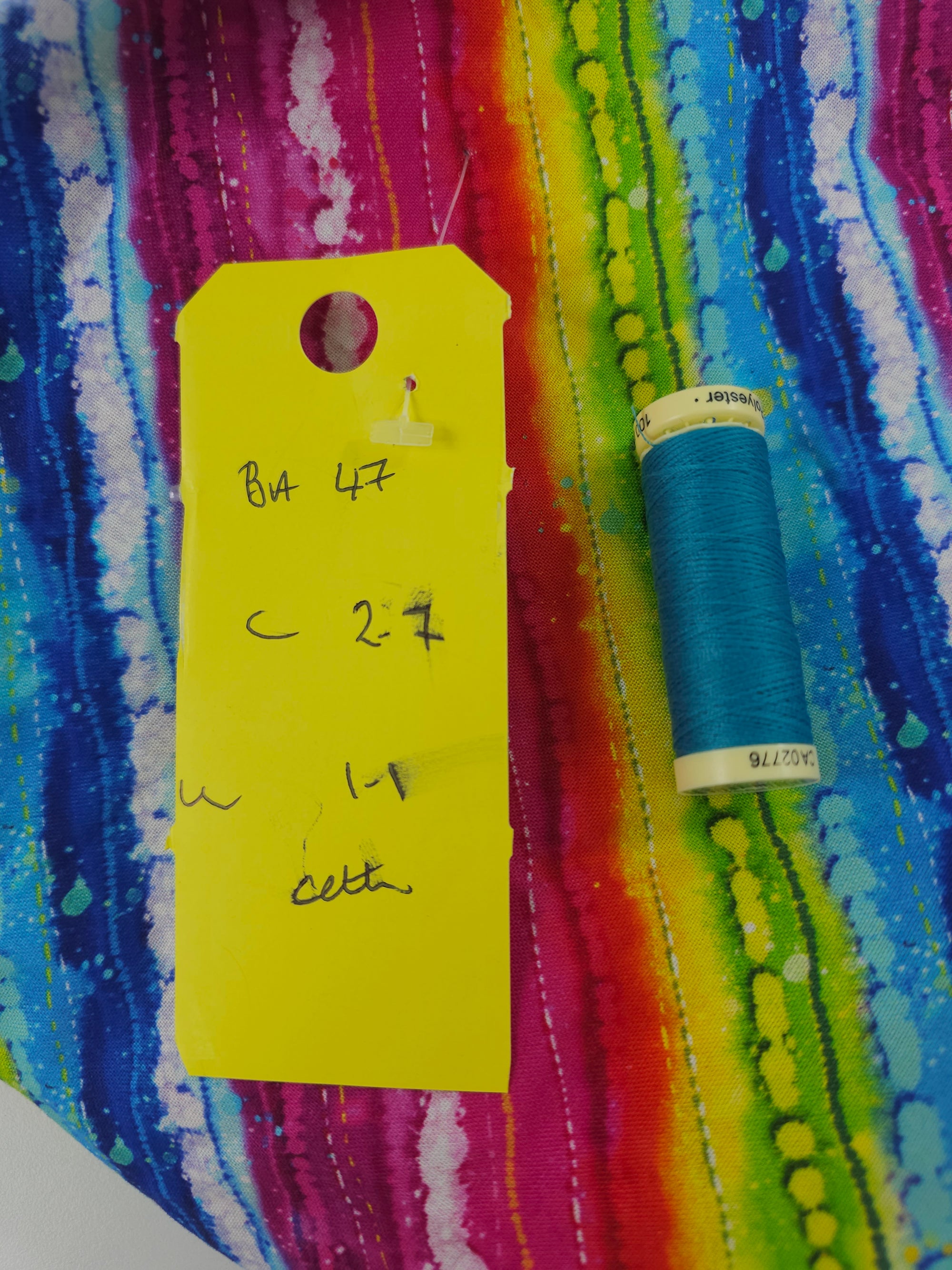 Rainbow stripe Cotton- 2.7m piece