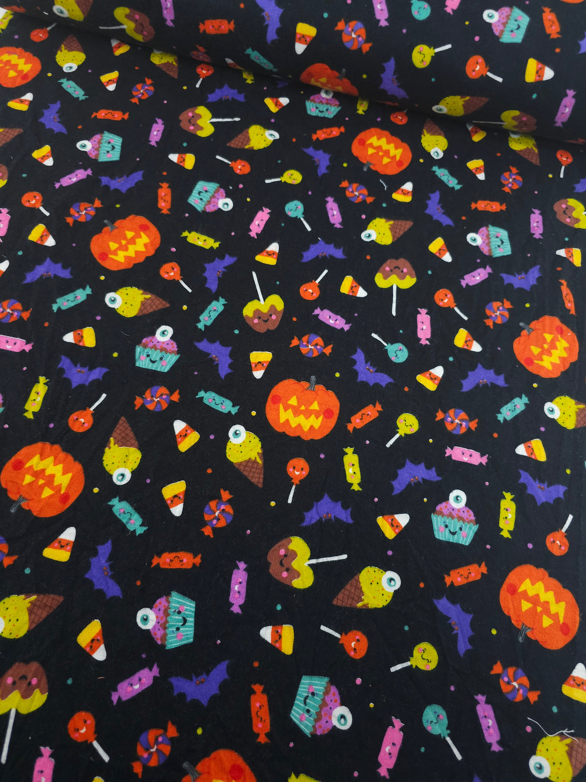 Novelty Halloween Candy Lightweight Flannel Cotton - Joann