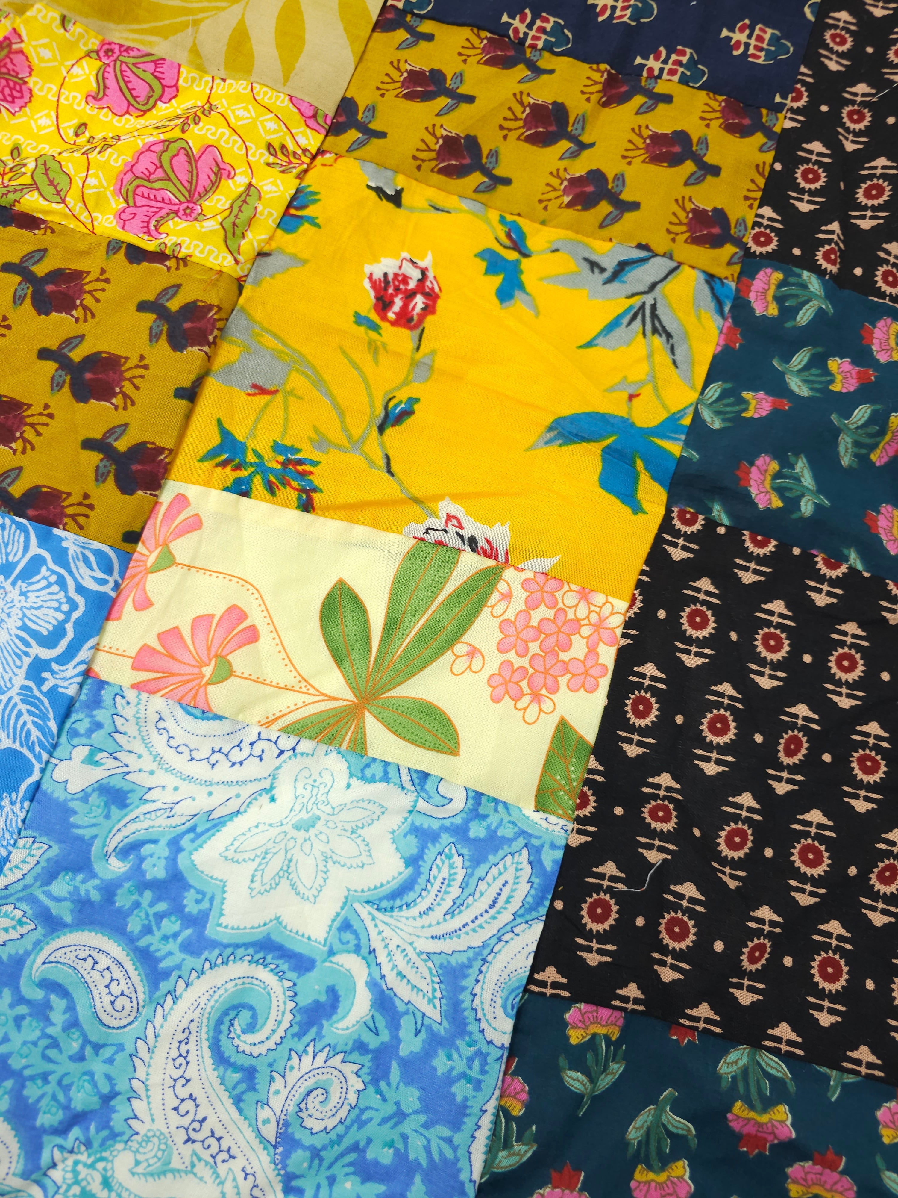 Multi Pattern Cotton Patchwork