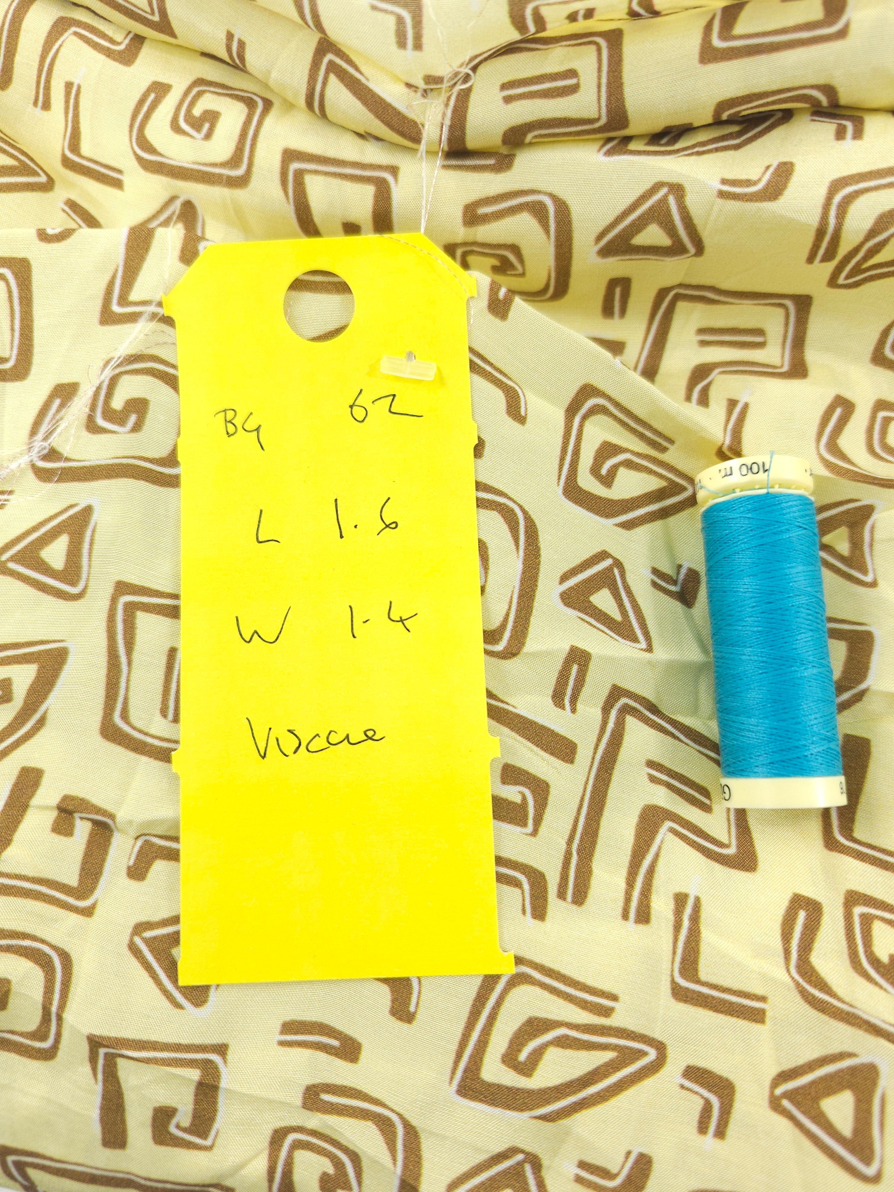 Cheese design Viscose- 1.6m piece