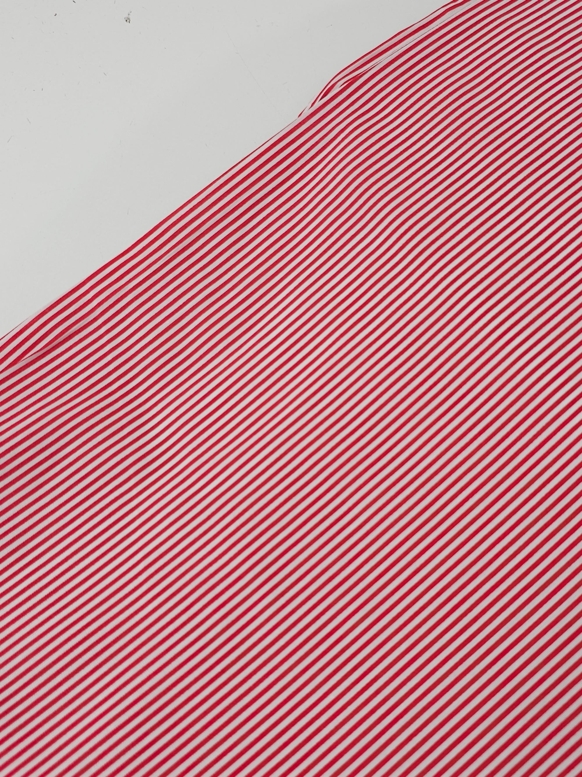 Strawberry Red Stripe 100% Cotton *EXTRA WIDE*