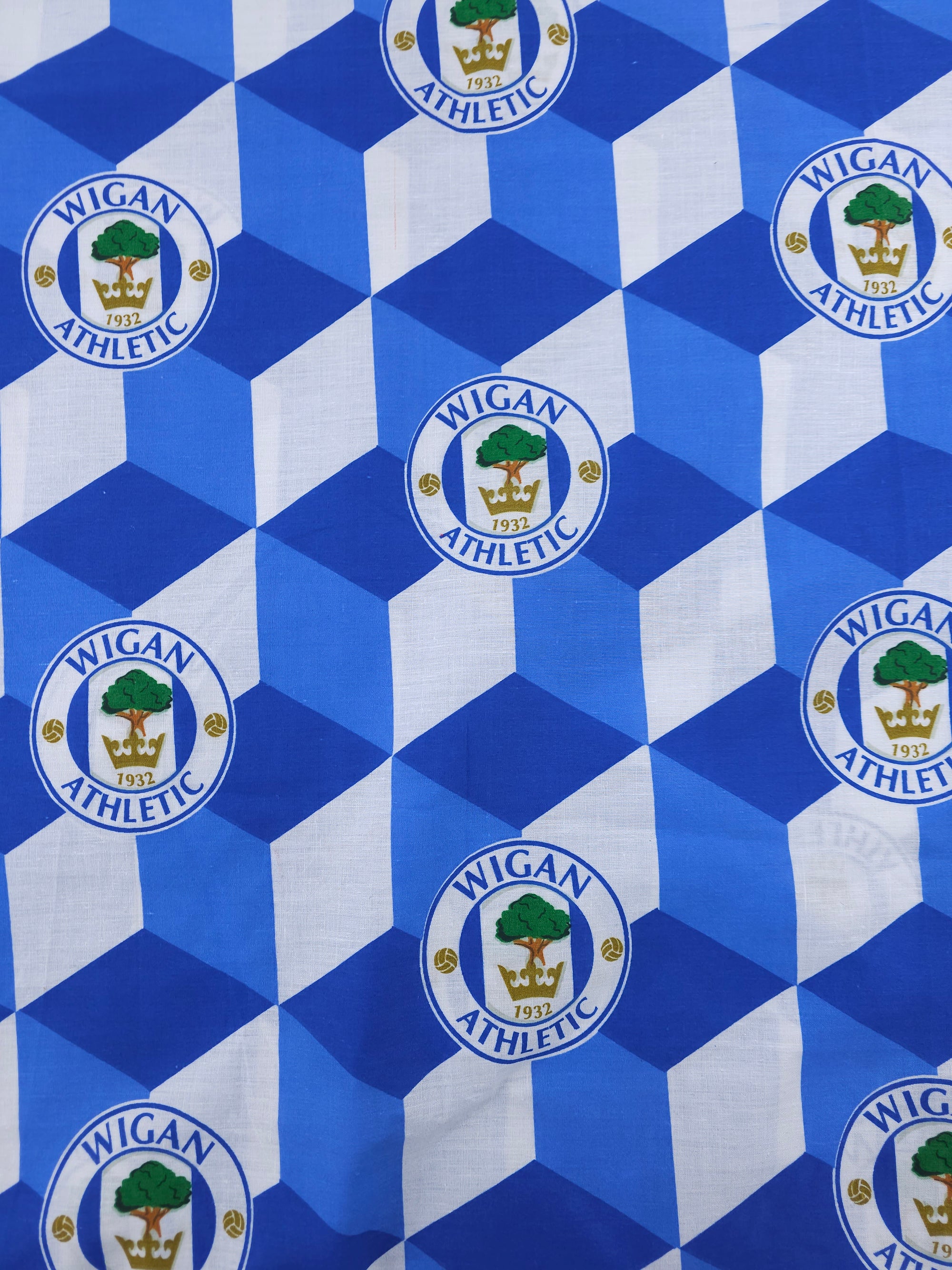 Wigan Athletic Cotton - 2m Piece