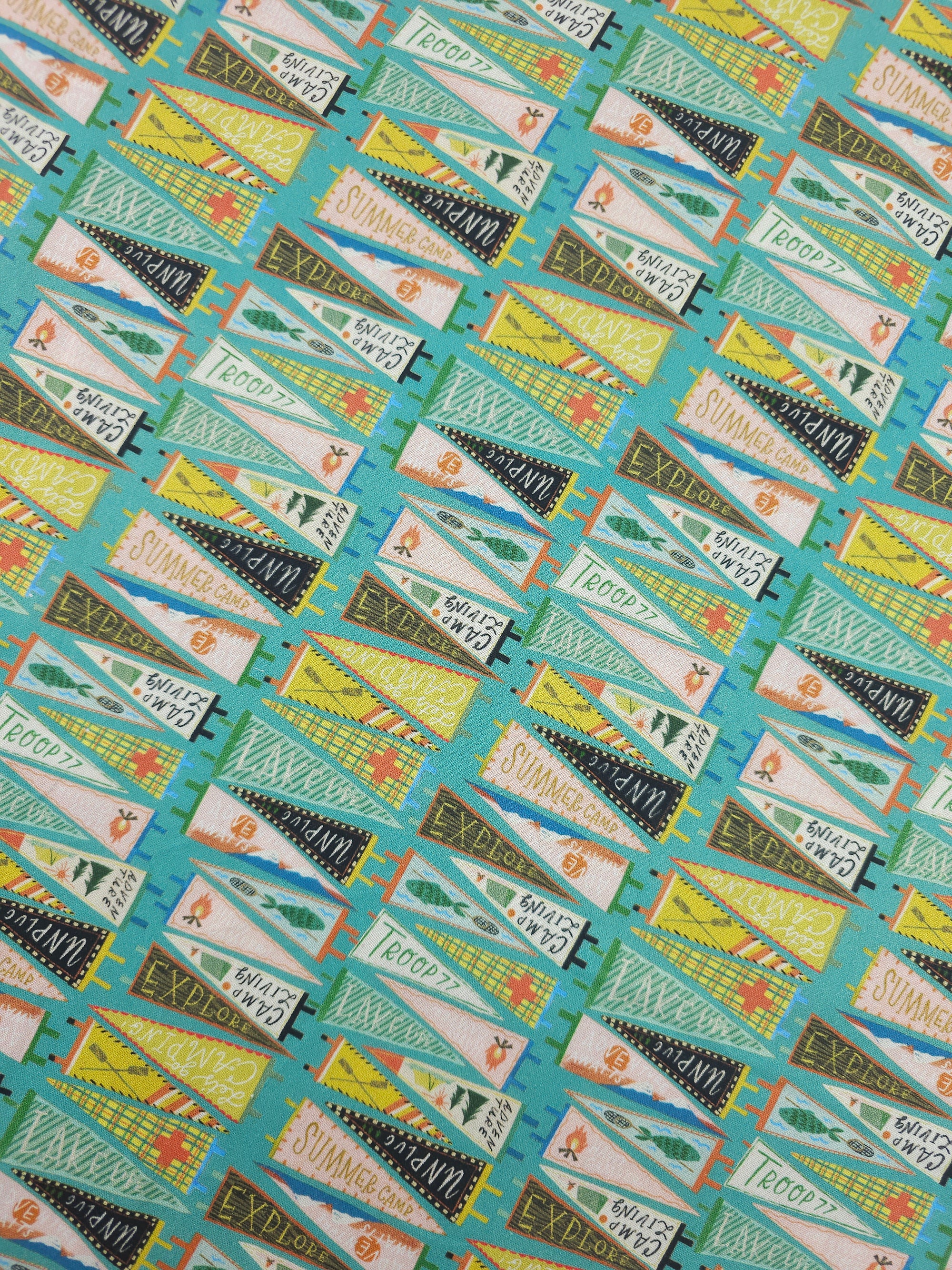 Camping Signs 100% Cotton