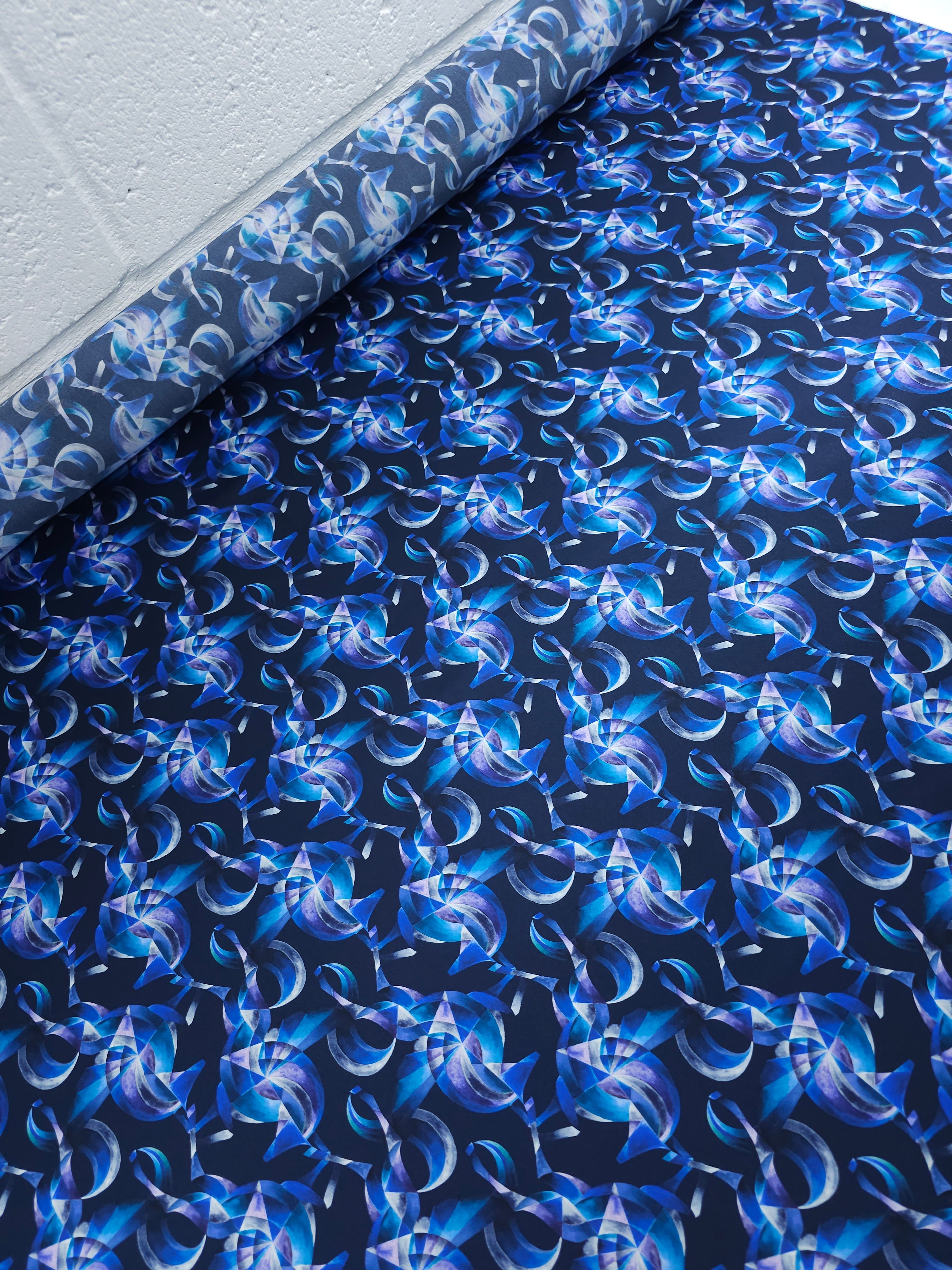 Blue/Purple Aurora 100% Silk *LIBERTY*