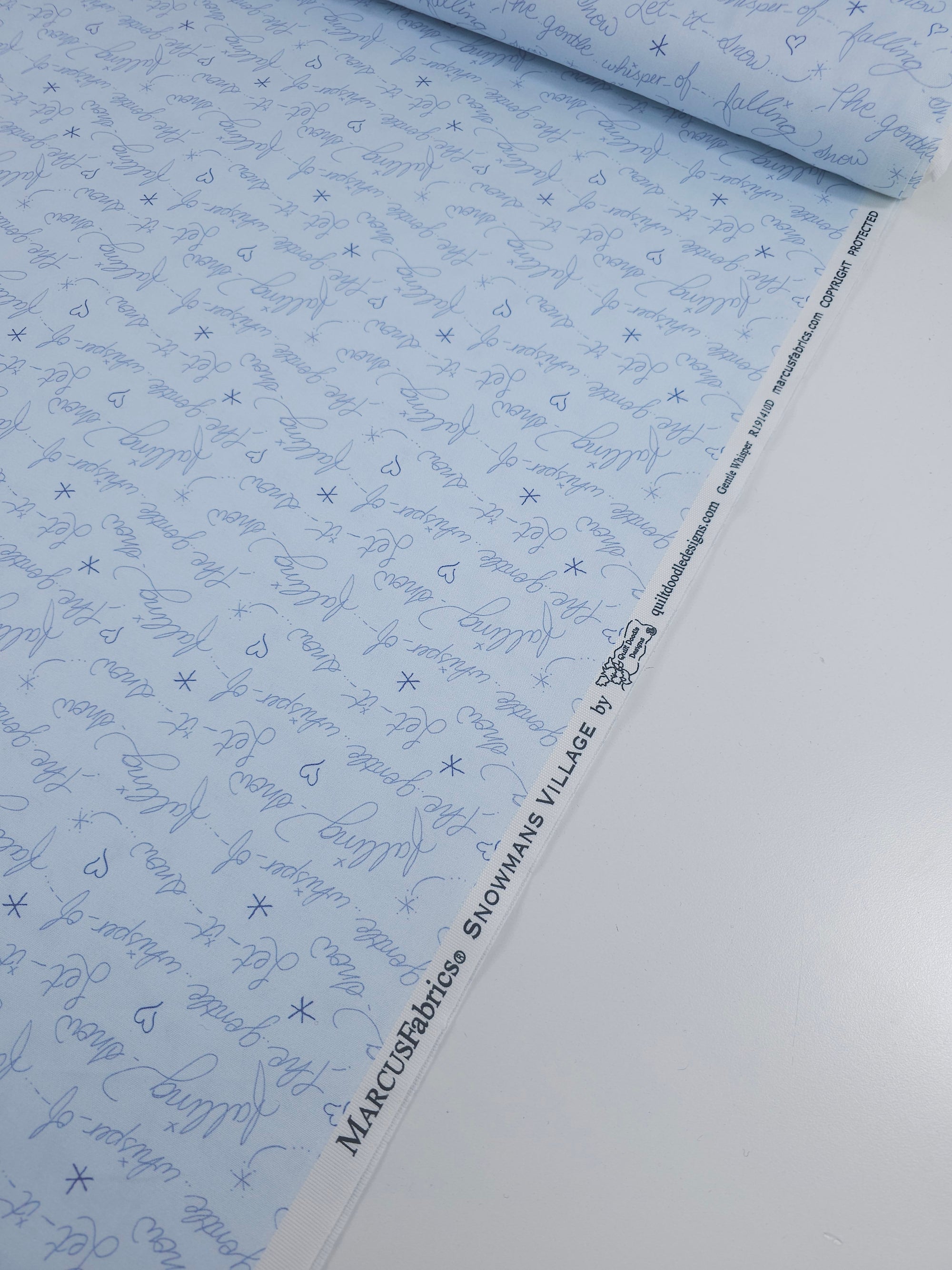 Let It Snow Gentle Whisper 100% Cotton