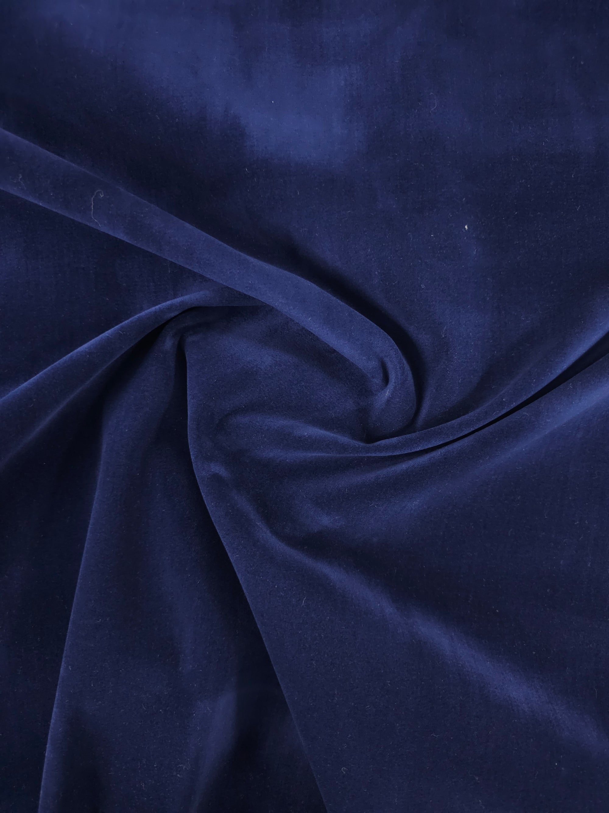 Royal Blue Velvet Denim