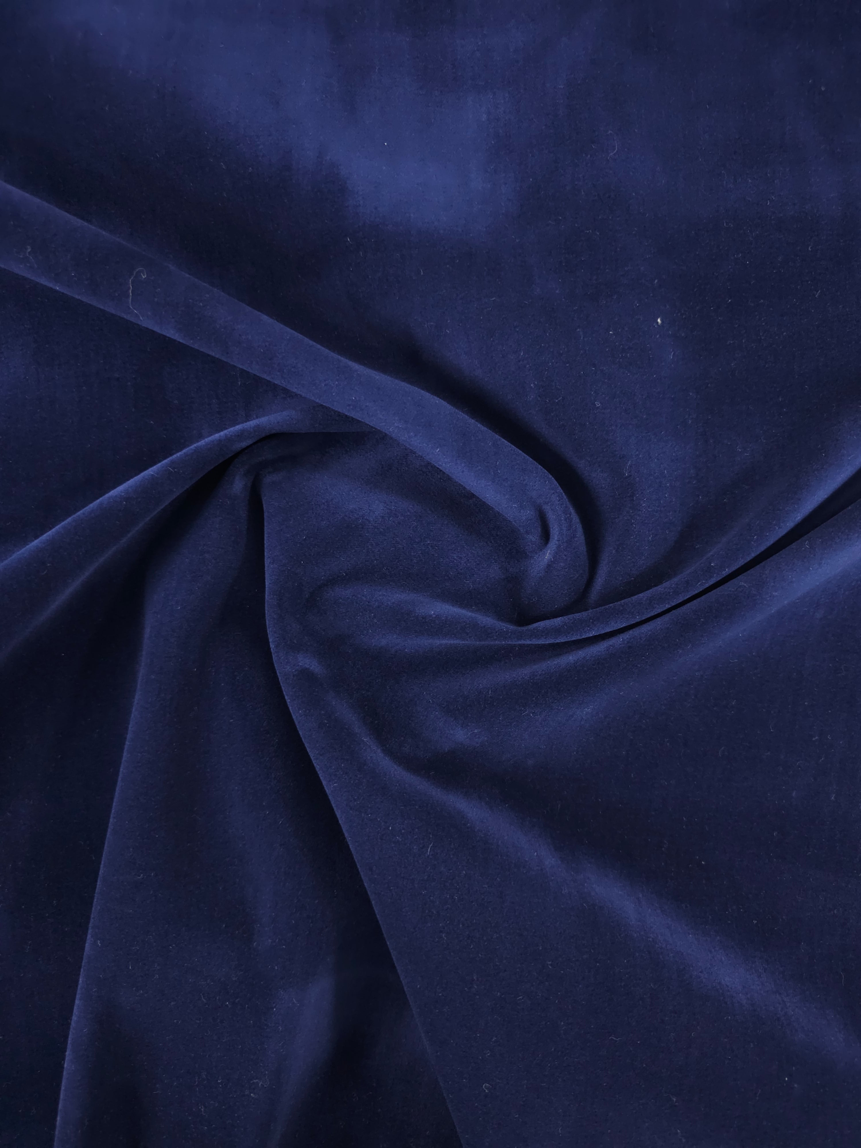 Royal Blue Velvet Denim