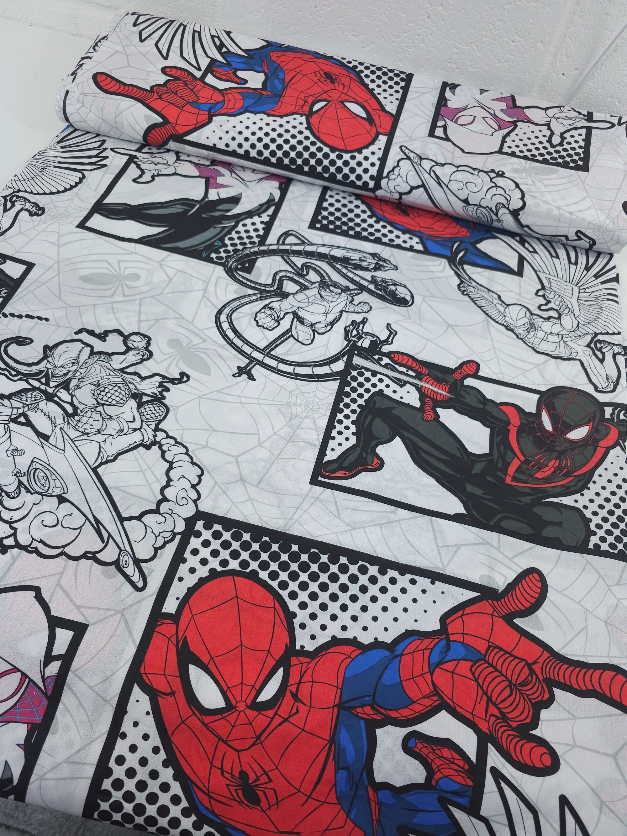Marvel Spider Verse 100% Cotton 108" *EXTRA WIDE*
