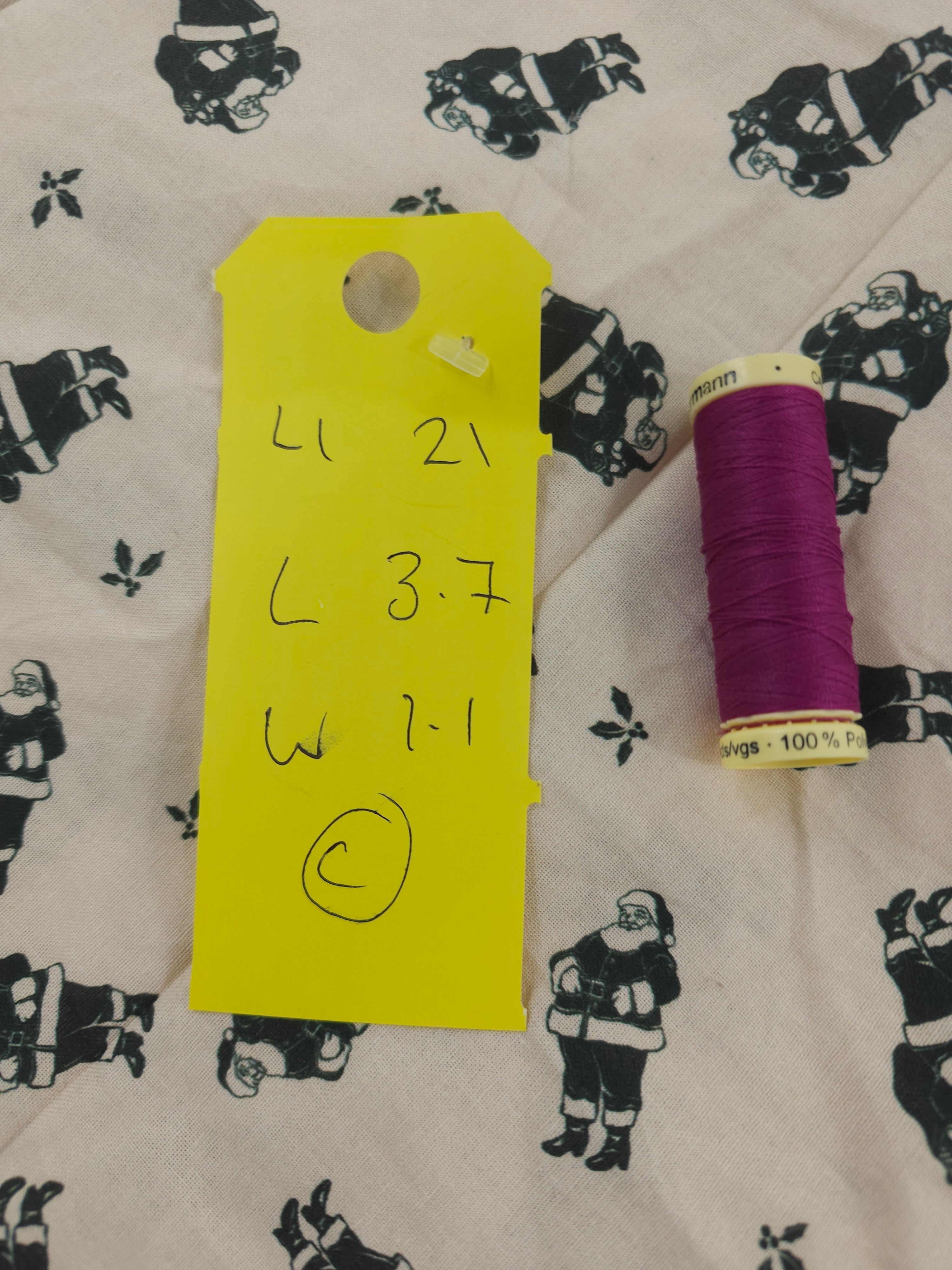 Father Christmas Cotton- 3.7m piece