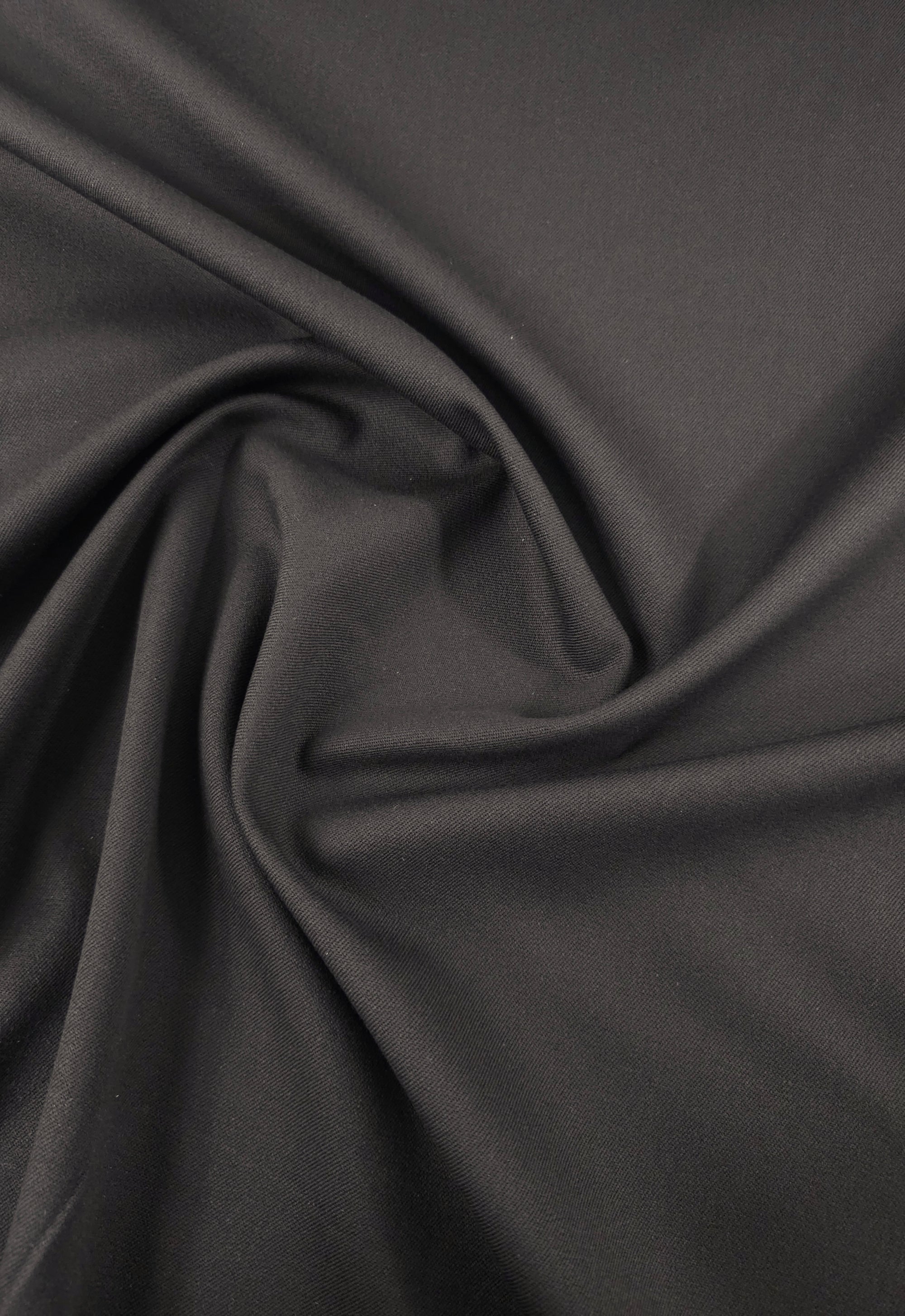 Ultra Dark Brown Stretch Cotton Twill