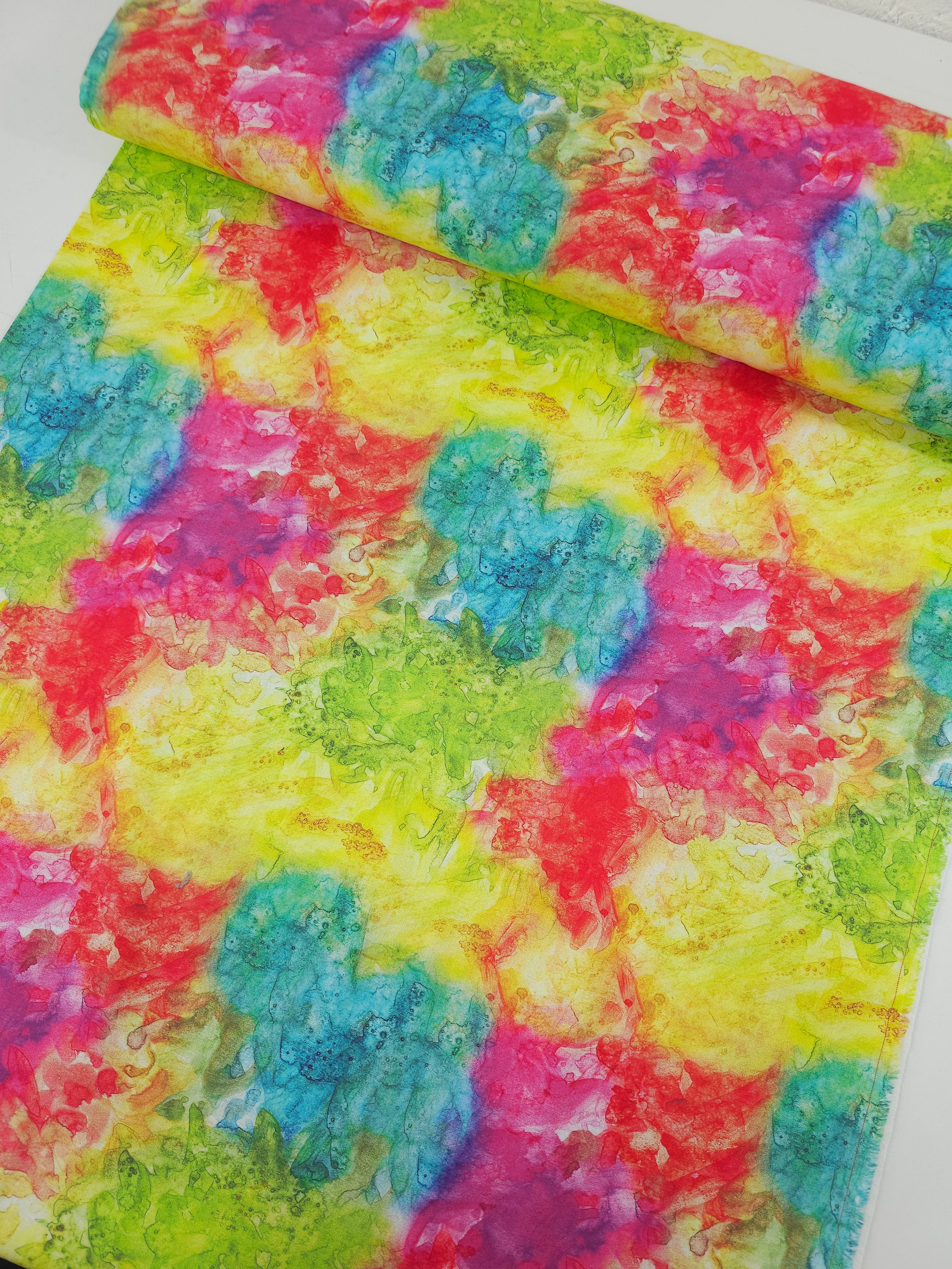 Rainbow Watercolour Splat - Joann