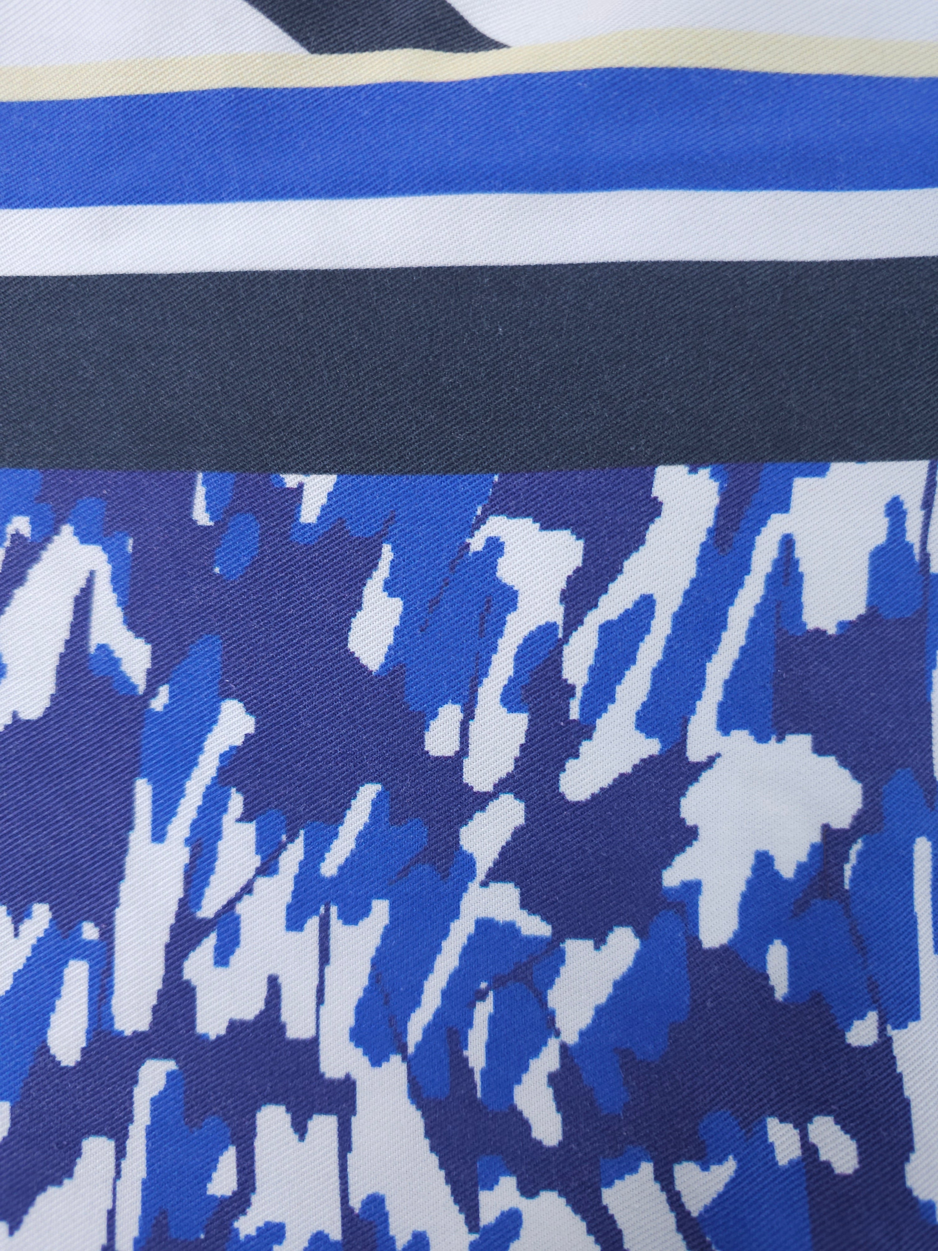 Shades of blue Viscose- 2.6m piece