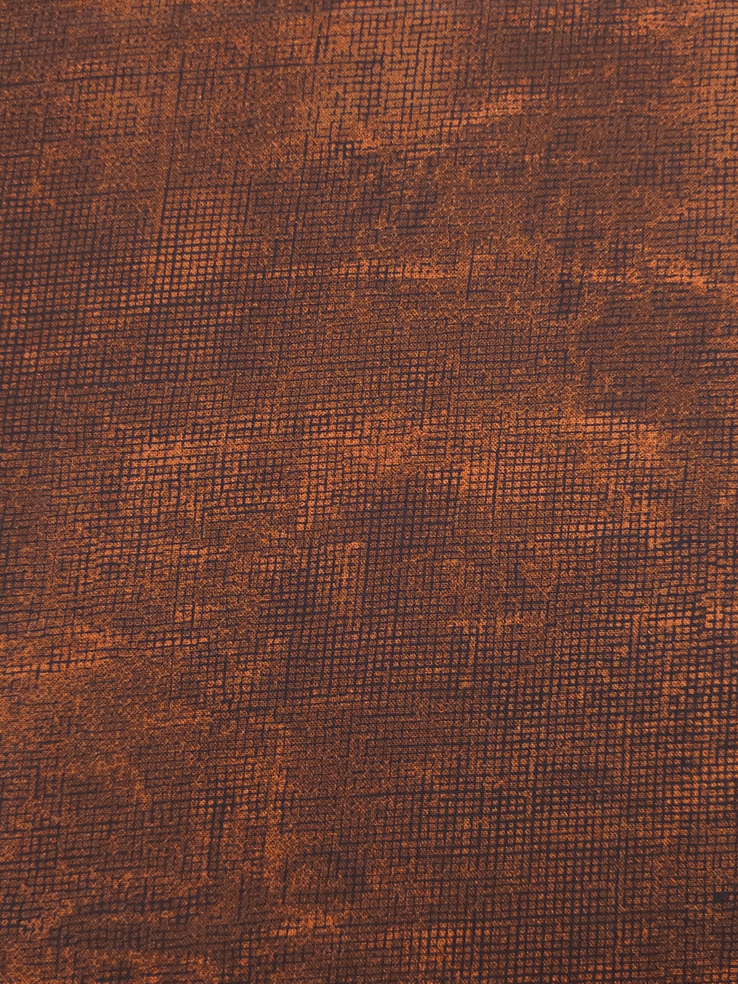 Rustic Brown Smudge Grid 100% Cotton 108" - Robert Kaufman *EXTRA WIDE*