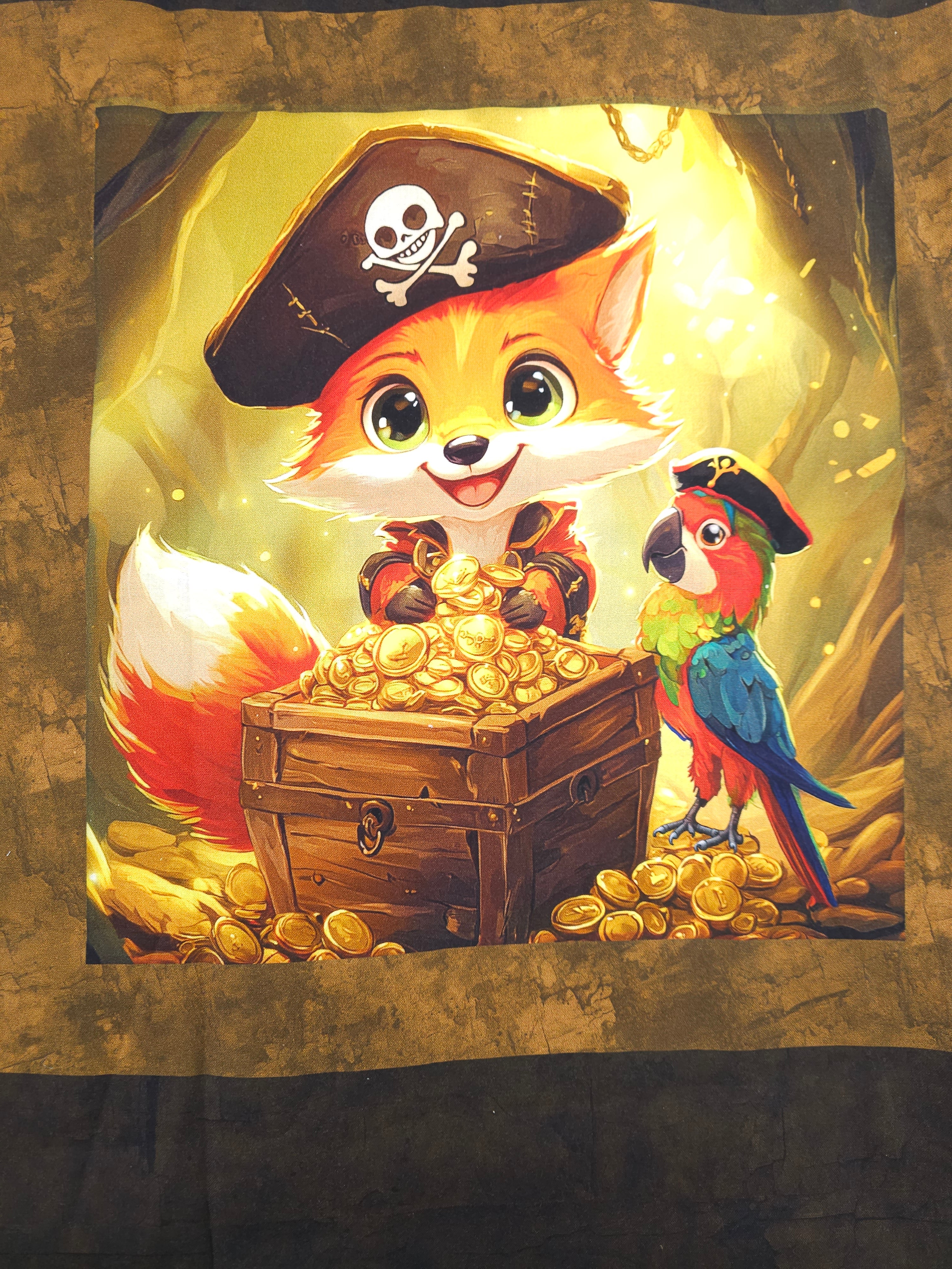 The Golden Hoard Panel Cotton - 2.2m Piece