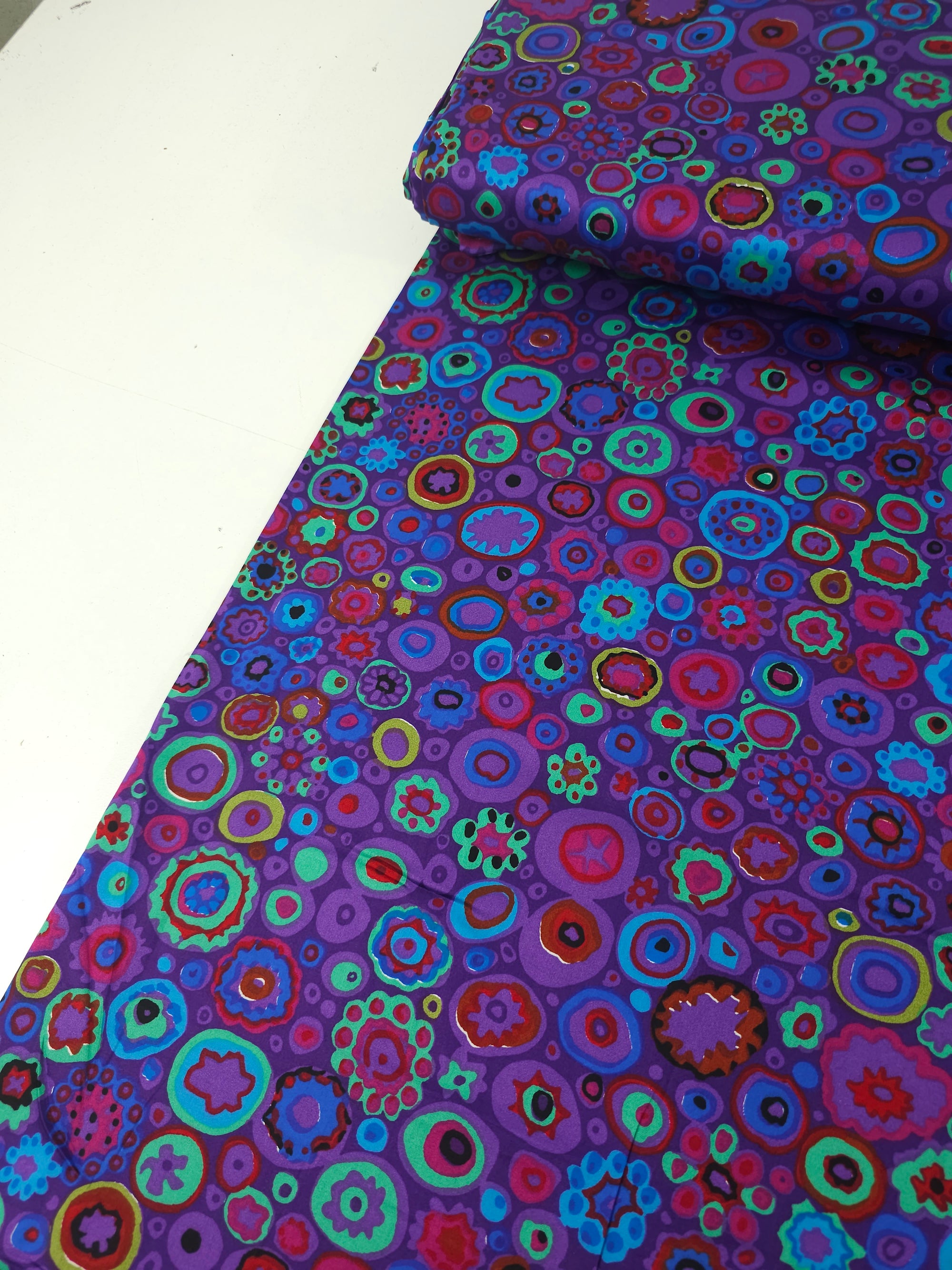 Purple Roman Glass Cotton Sateen 108" - Kaffe Fassett *EXTRA WIDE*