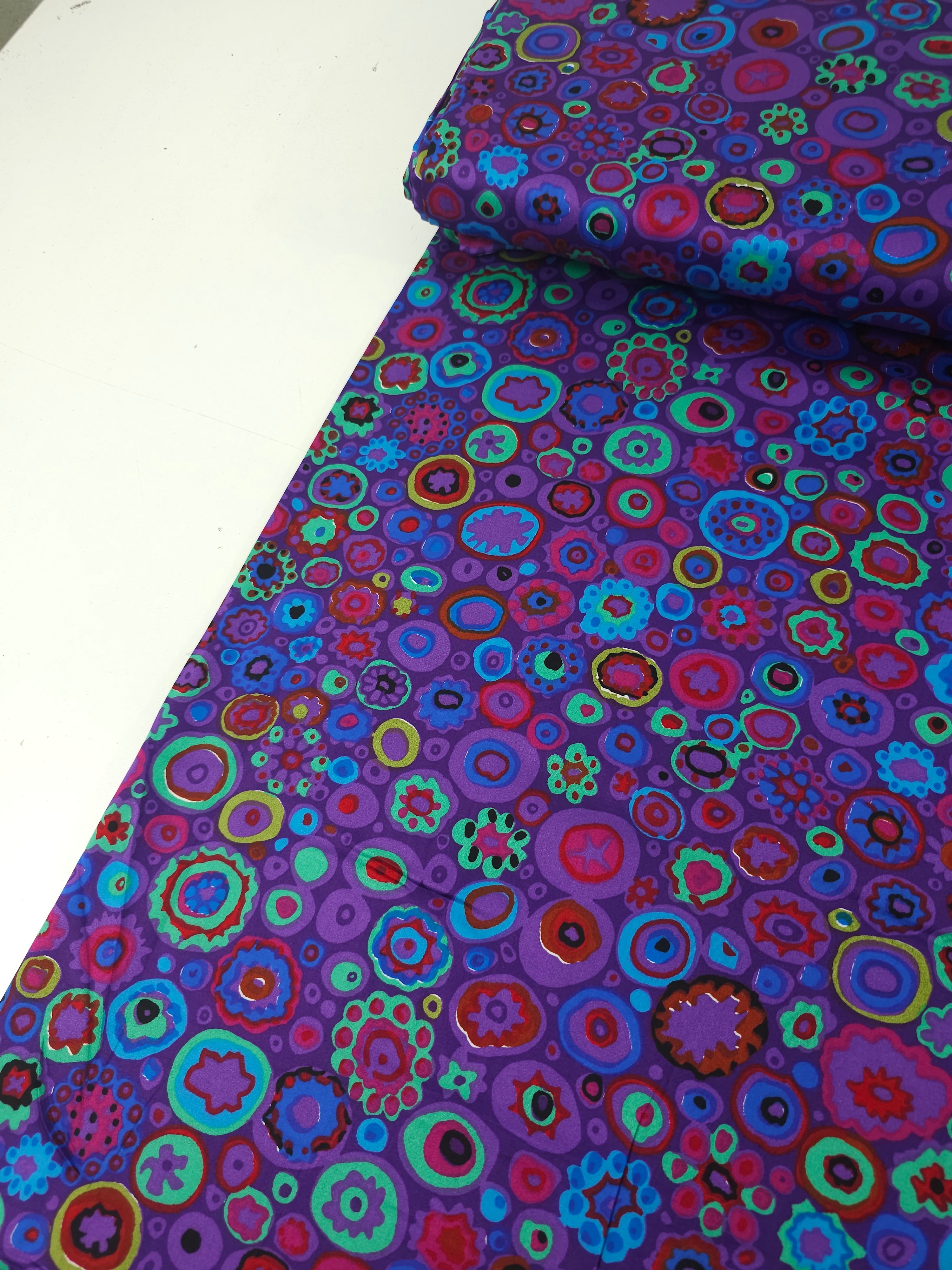 Purple Roman Glass Cotton Sateen 108" - Kaffe Fassett *EXTRA WIDE*