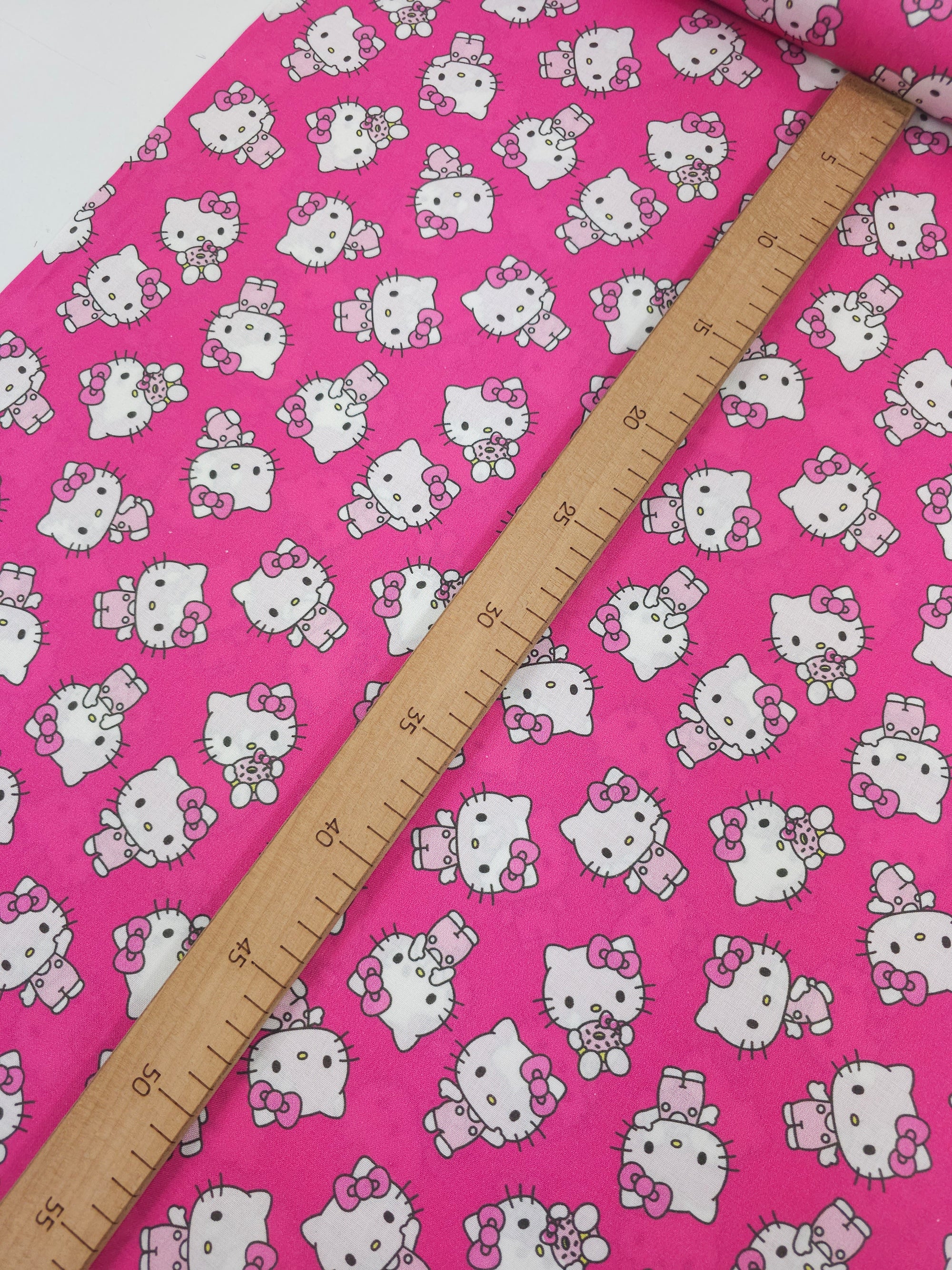 Hot Pink Hello Kitty Donut Treat 100% Cotton
