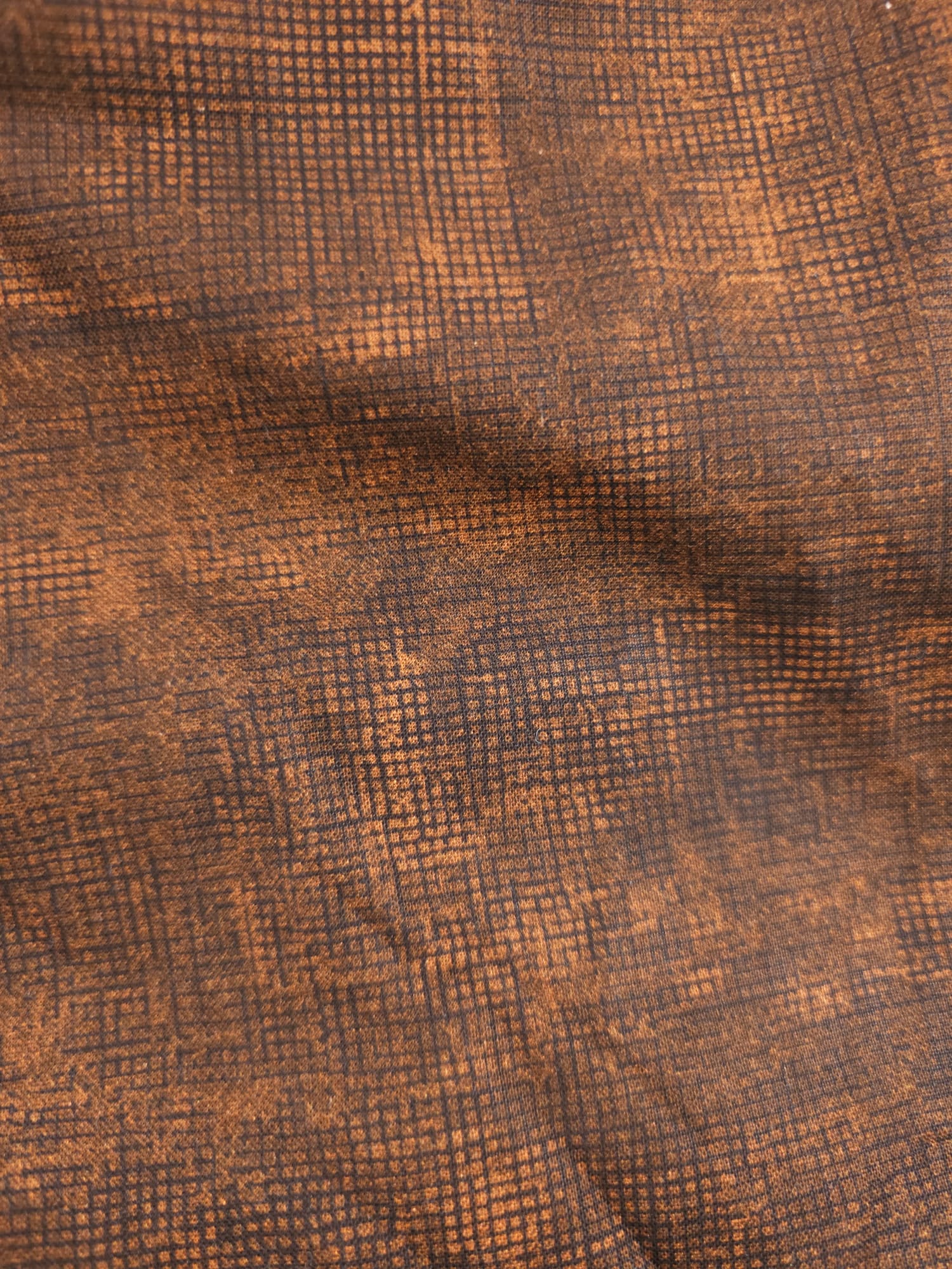 Rustic Grid Cotton - 2.5m Piece