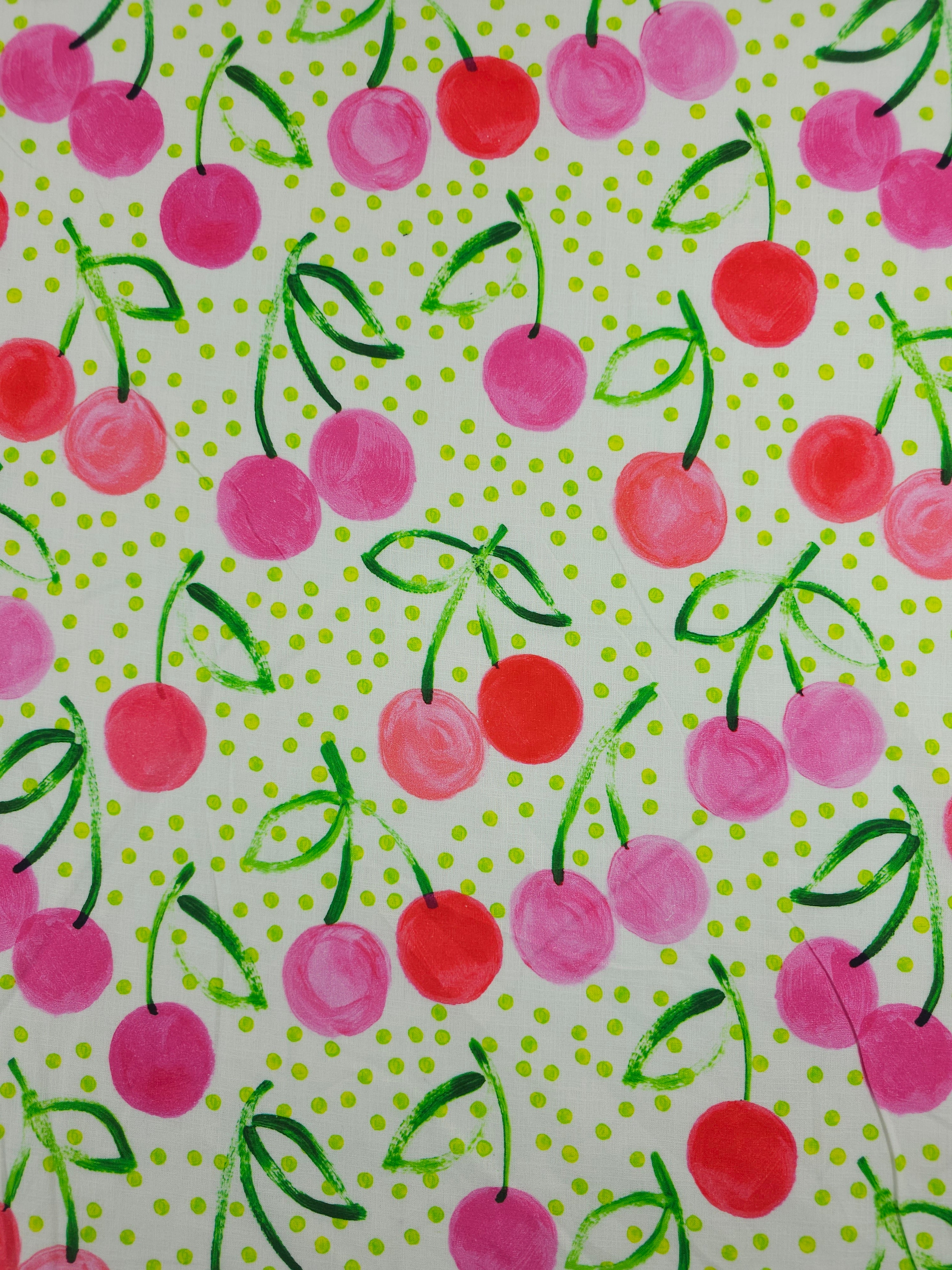 Dancing Cherry Mania Cotton Slub - Next