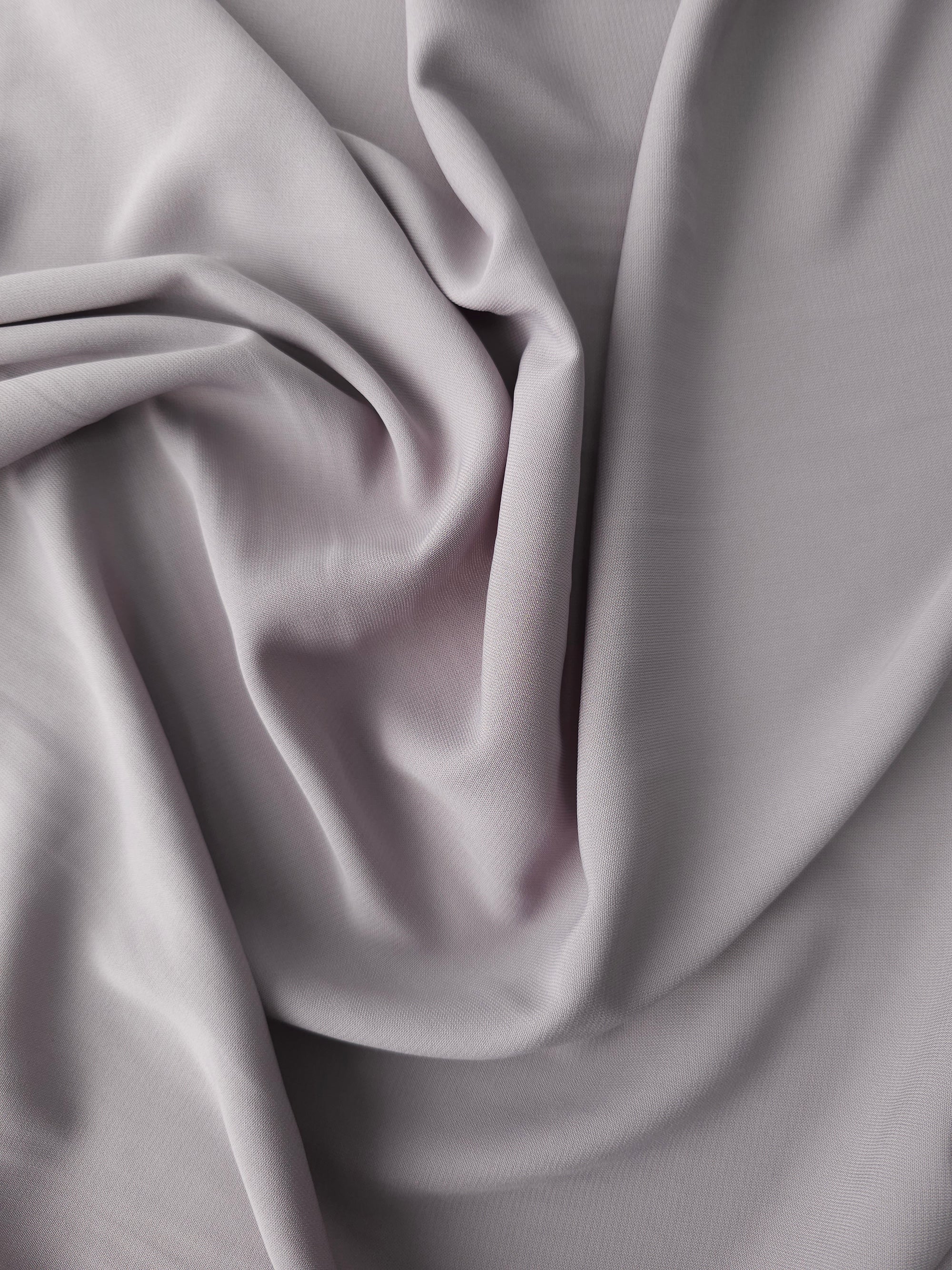 Grey Viscose Crepe