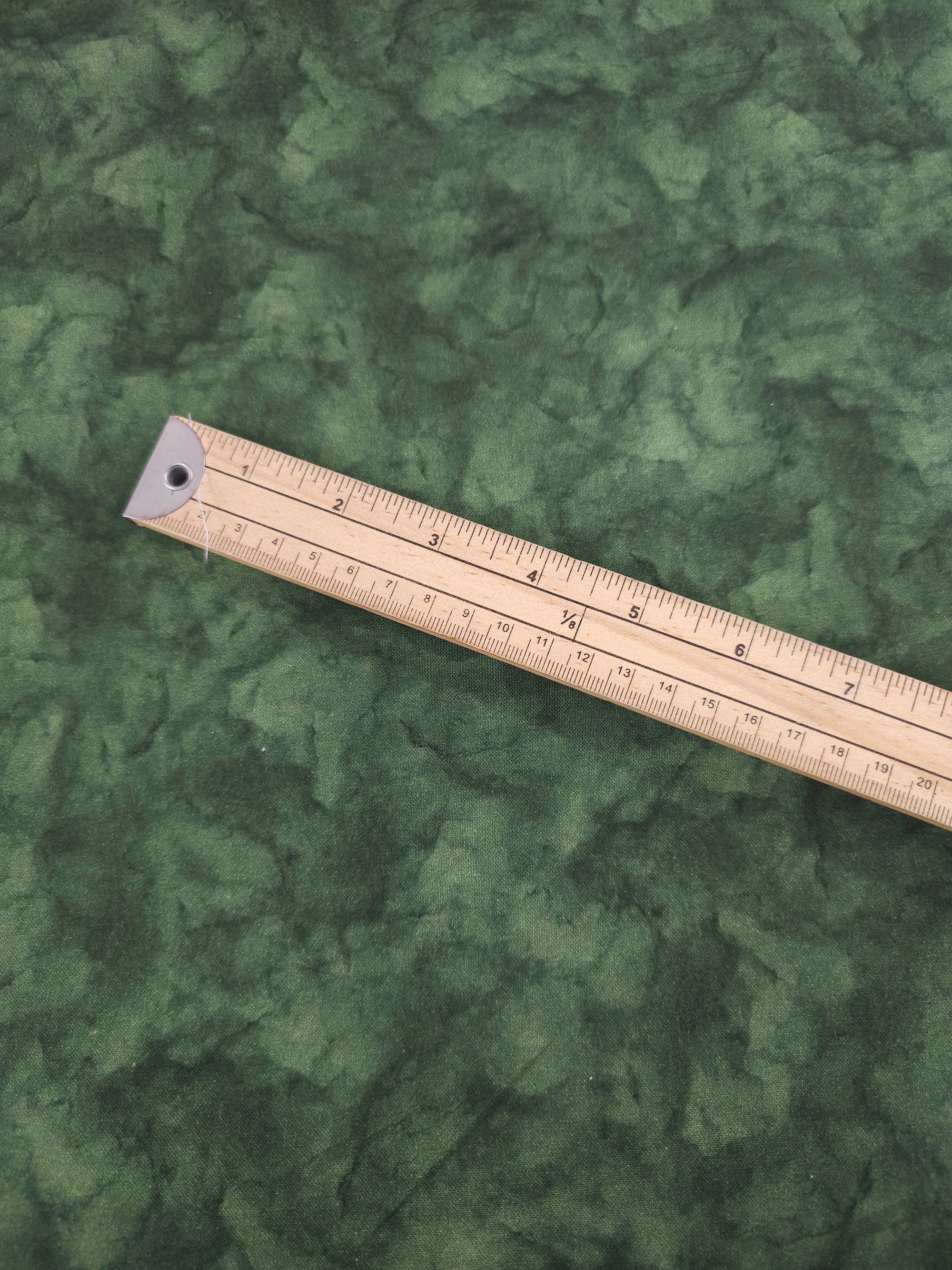 Moss Green Smokey Marble 100% Cotton