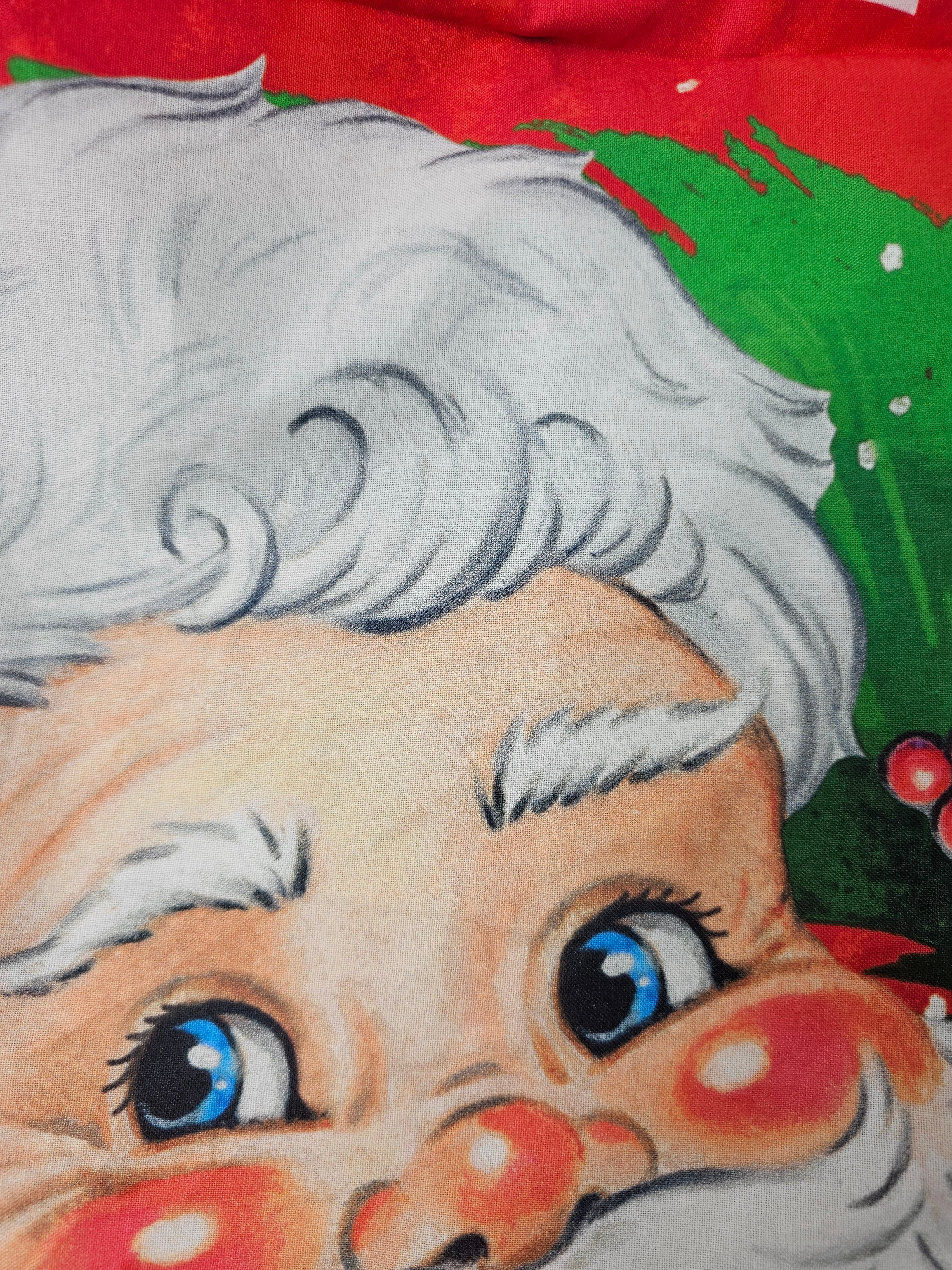 Here comes Santa Cotton panel- 1m