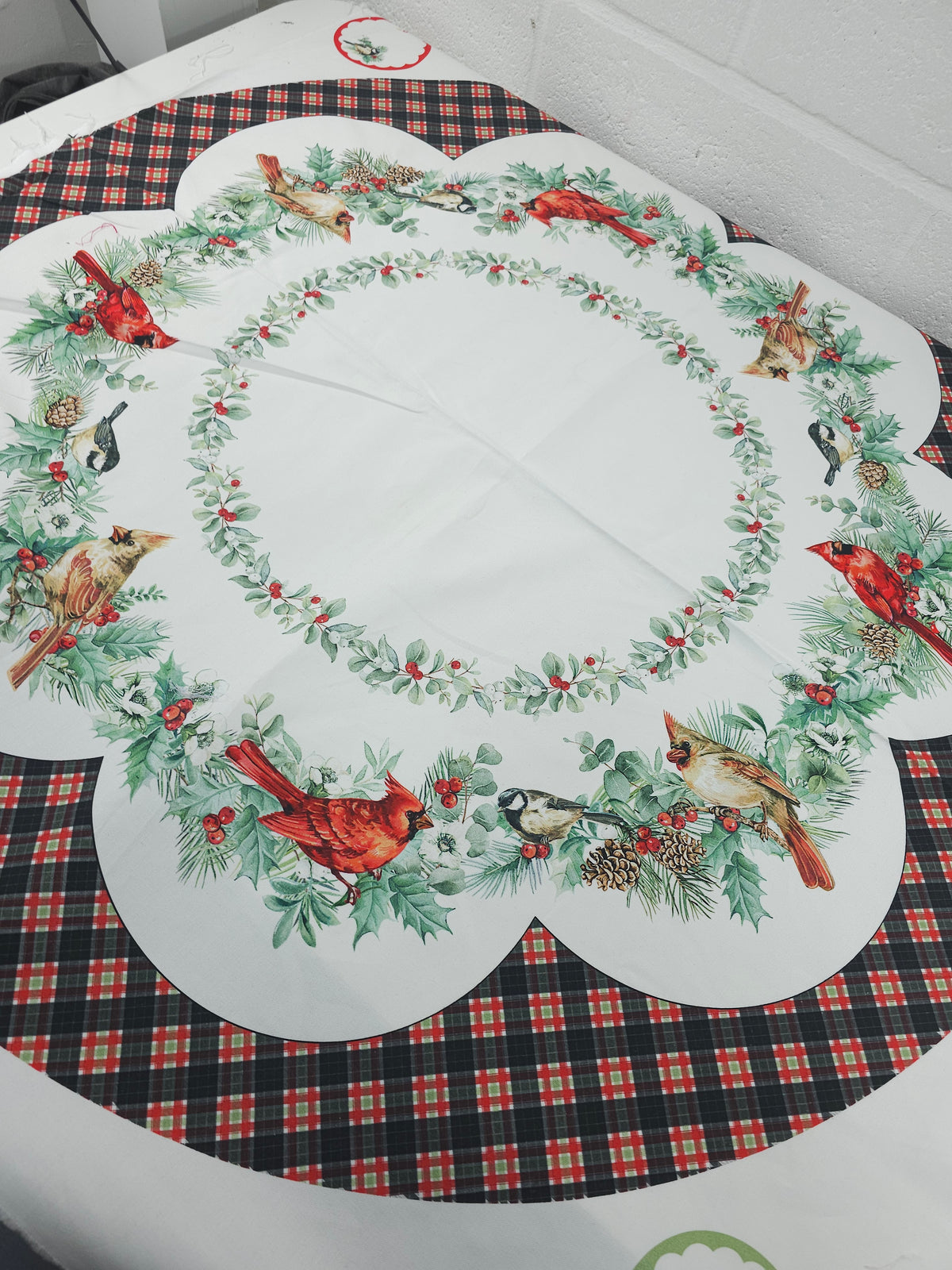 *SEW YOUR OWN* Christmas Tree Skirt Canvas Cotton