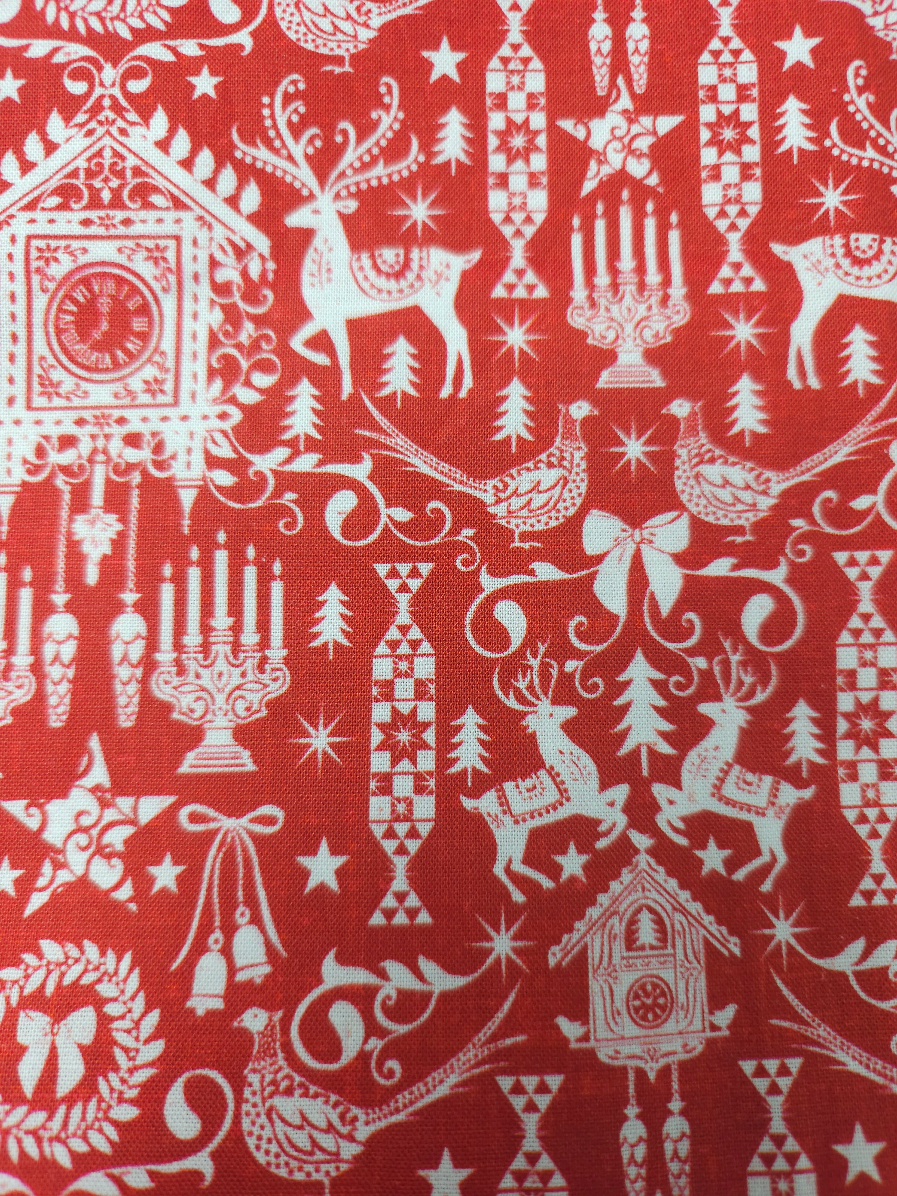 Christmas is red Cotton- 1.7m