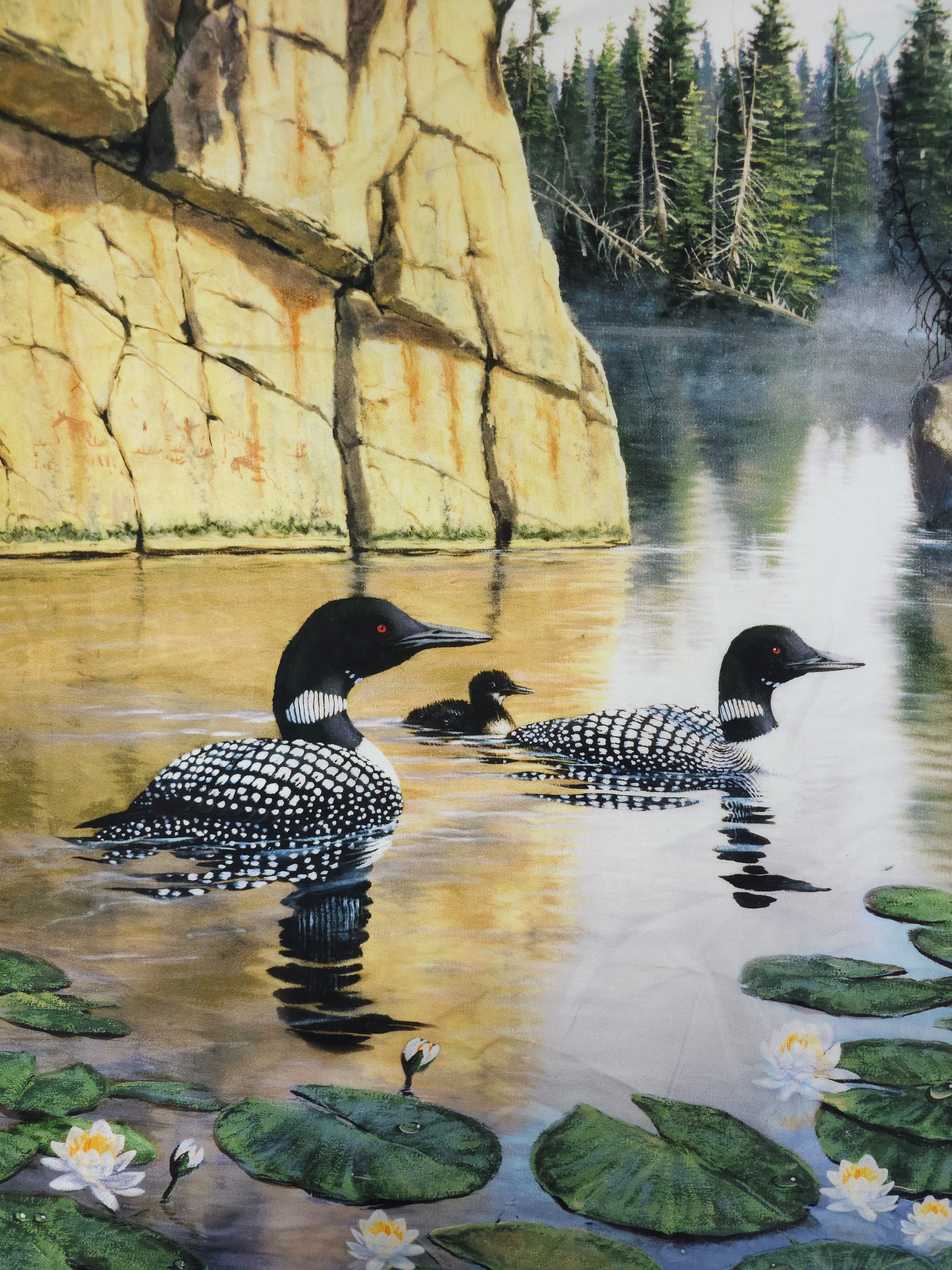 Scenic River Duck 100% Cotton *PANEL*