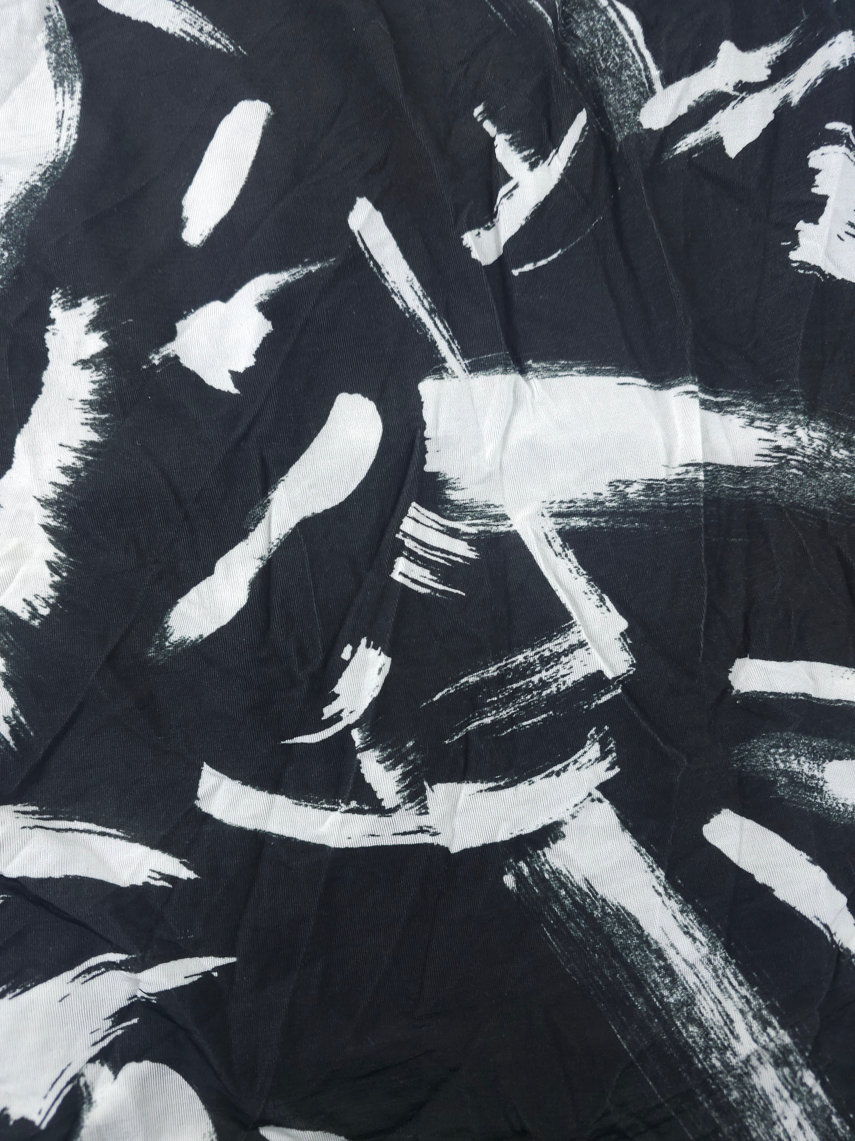 Black brush stroke Rayan Jersey- 3m piece