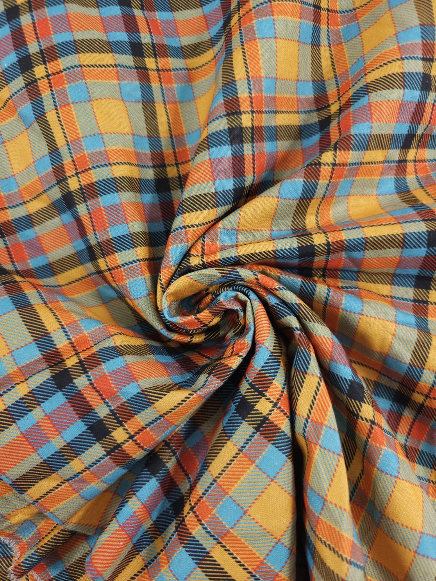 Multi-Colour Check Cotton (Various Sizes)