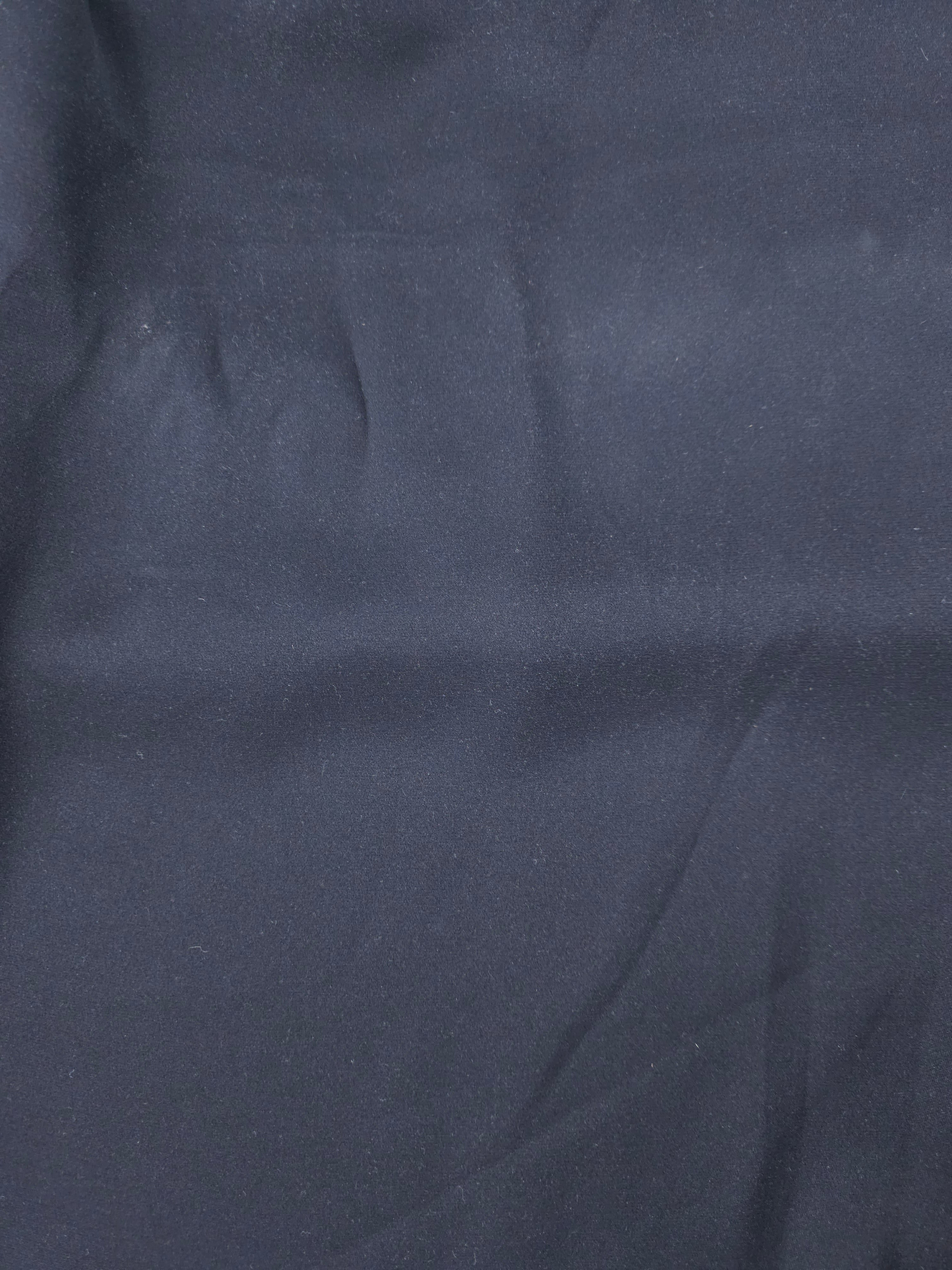 Black Poly Crepe - 1.4m Piece