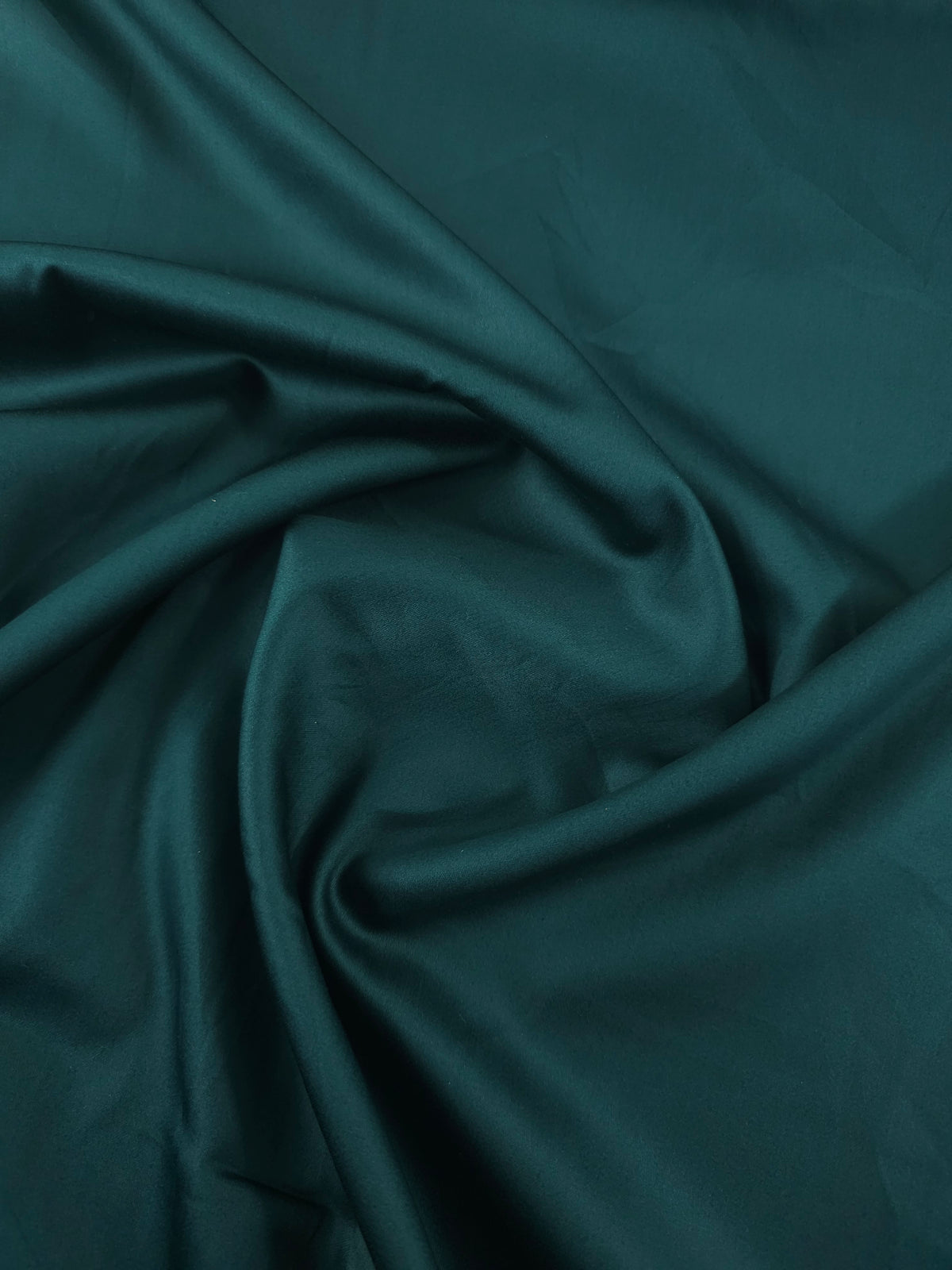 Ultra Deep Teal Cotton Satin 60"