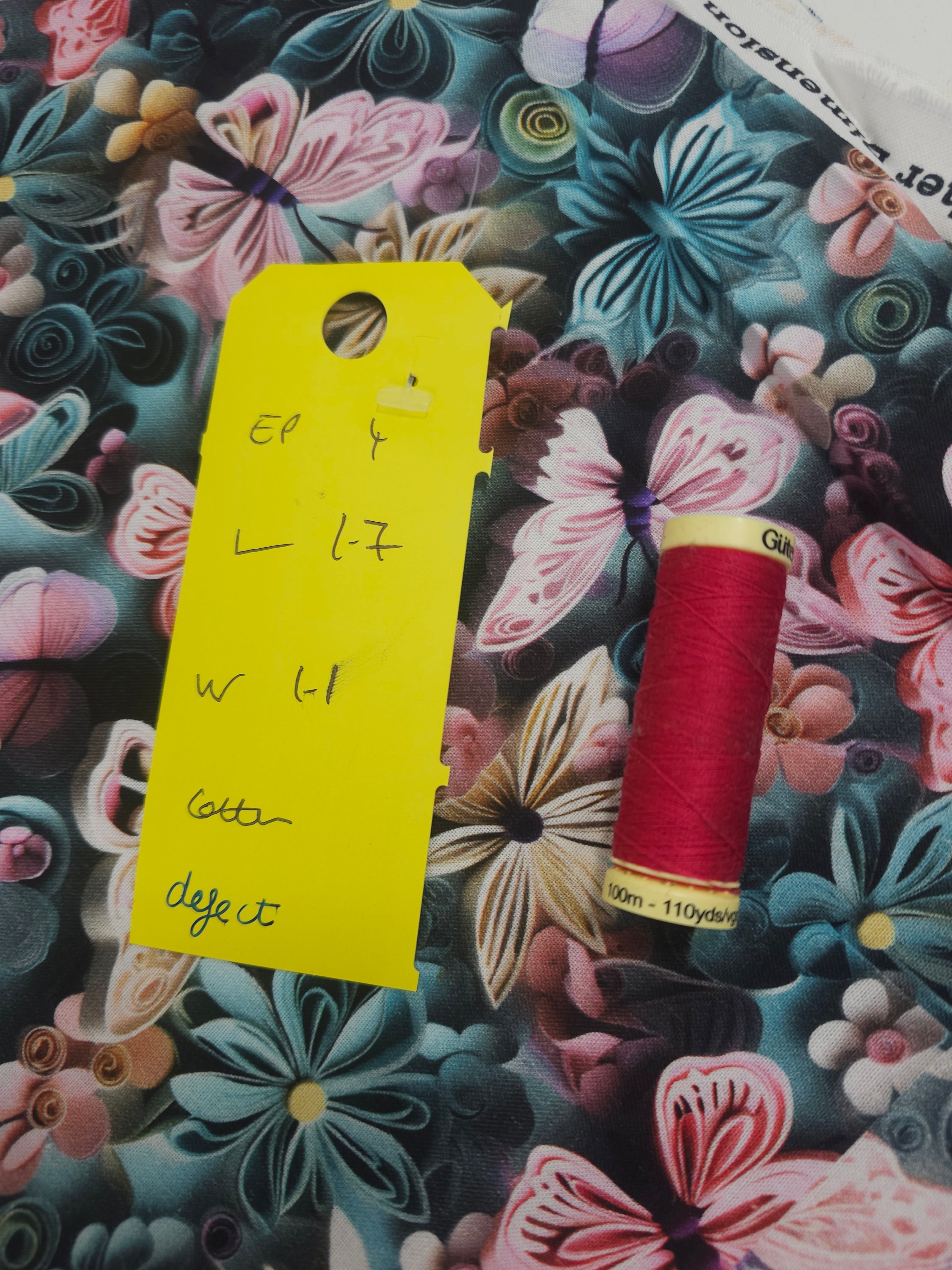 Spring butterfly Cotton- 1.7m piece