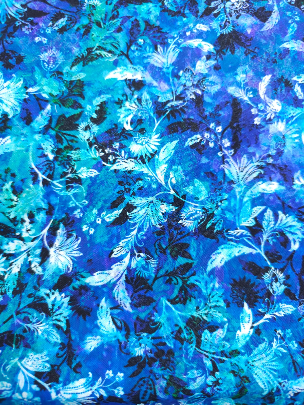 Oceanic Bloom Cotton - 0.8m Piece
