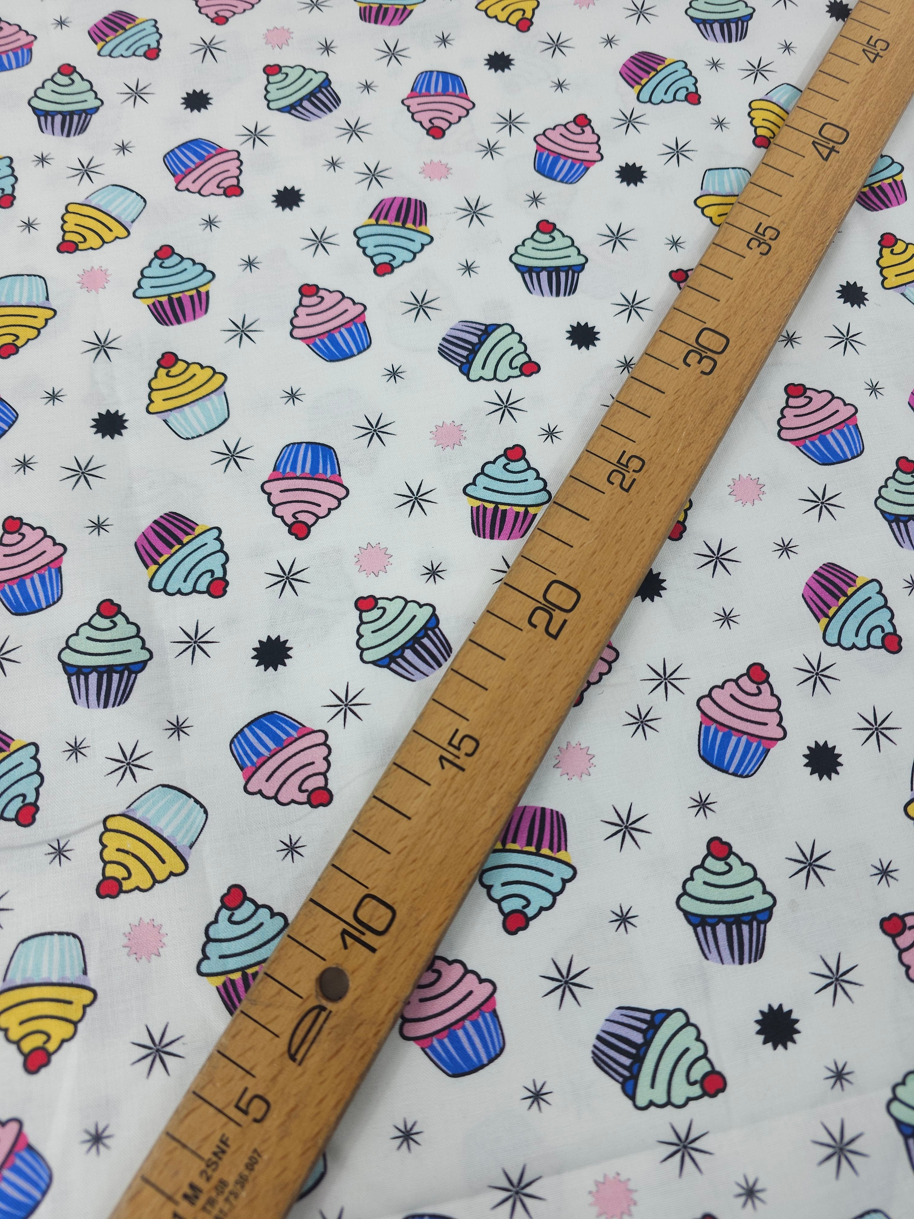 Cupcake Party 100% Cotton