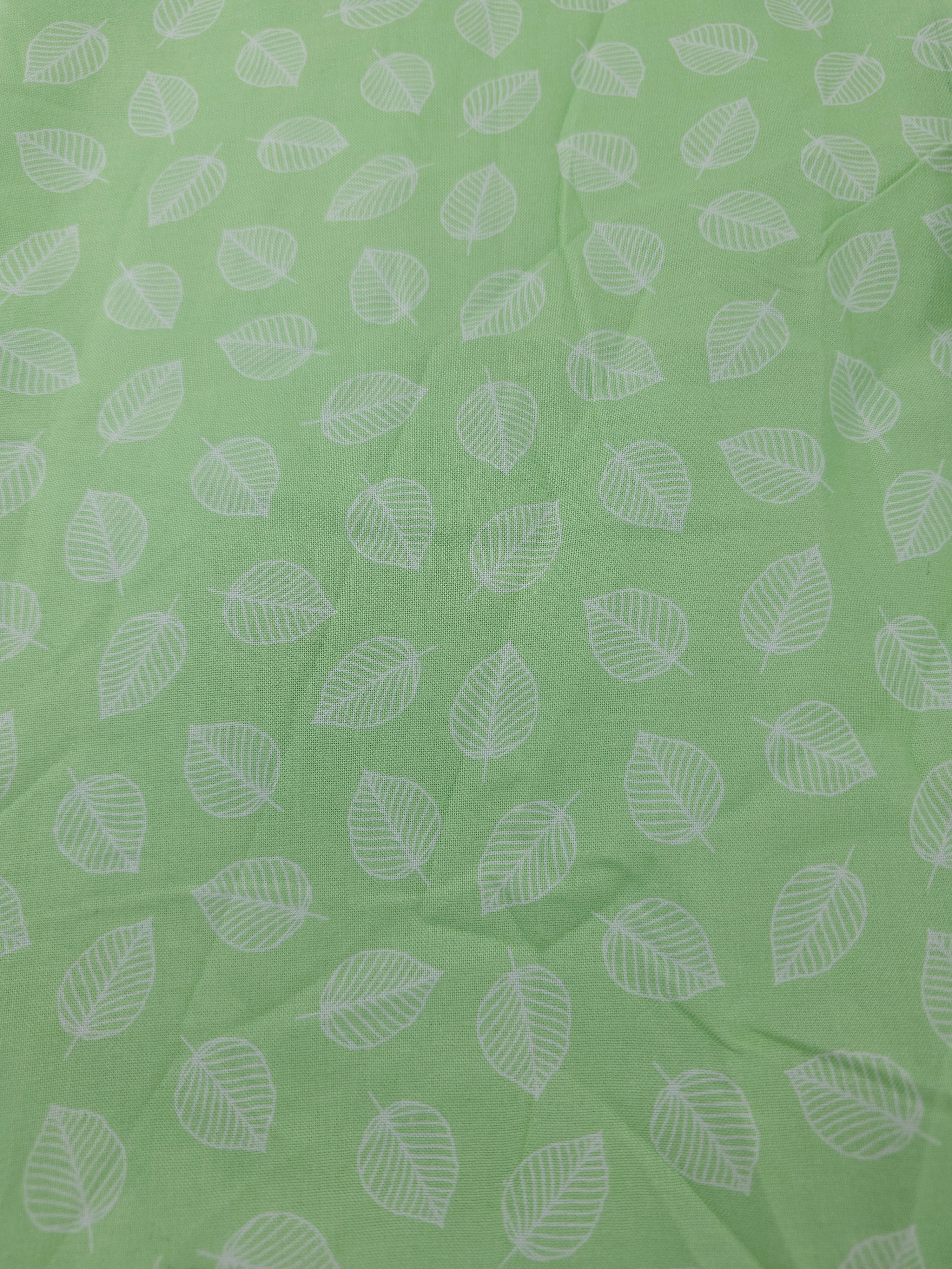 Apple green leaf Cotton- 1.6m piece