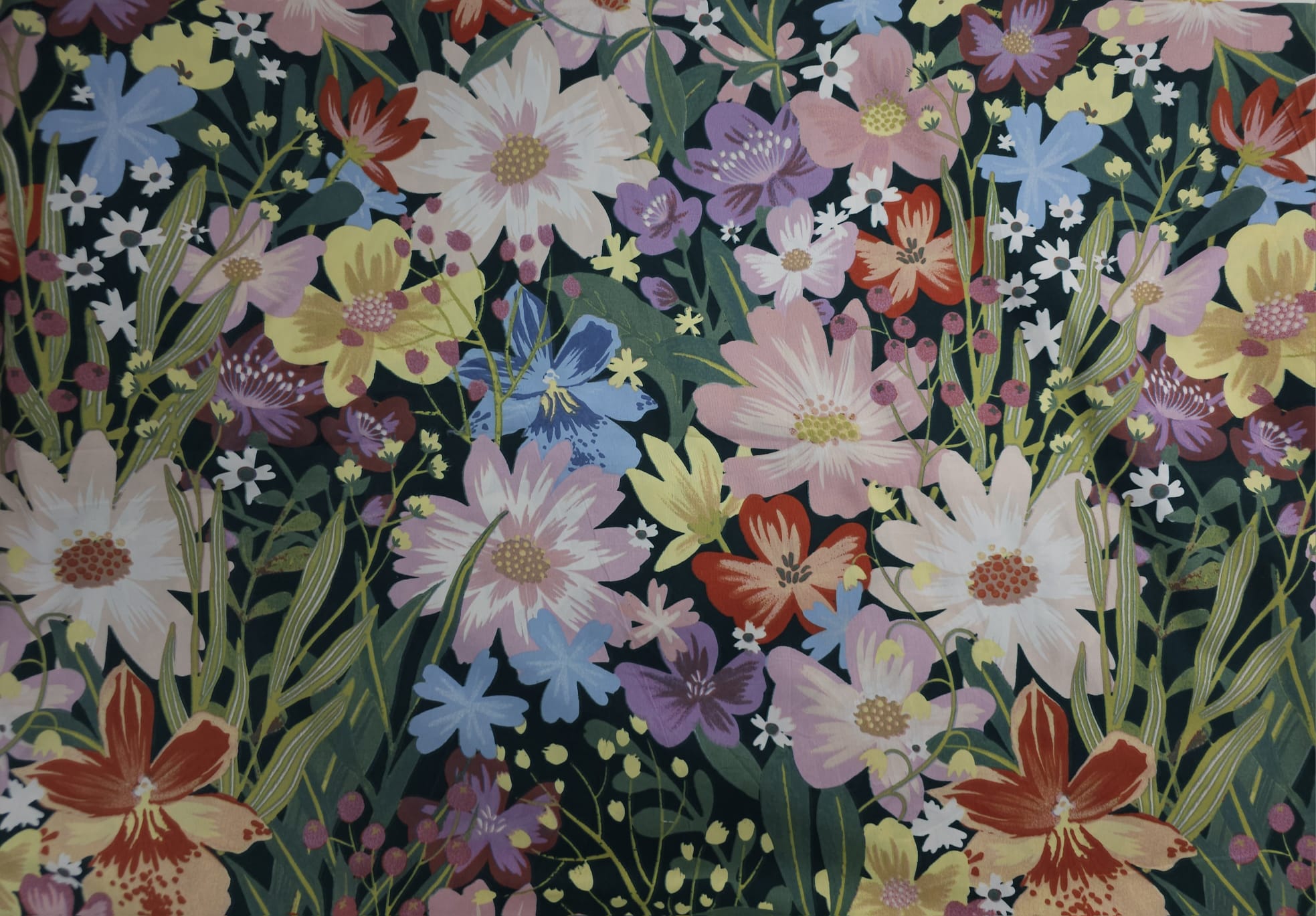 Wildflower Summer Floral Cotton (Various Sizes)