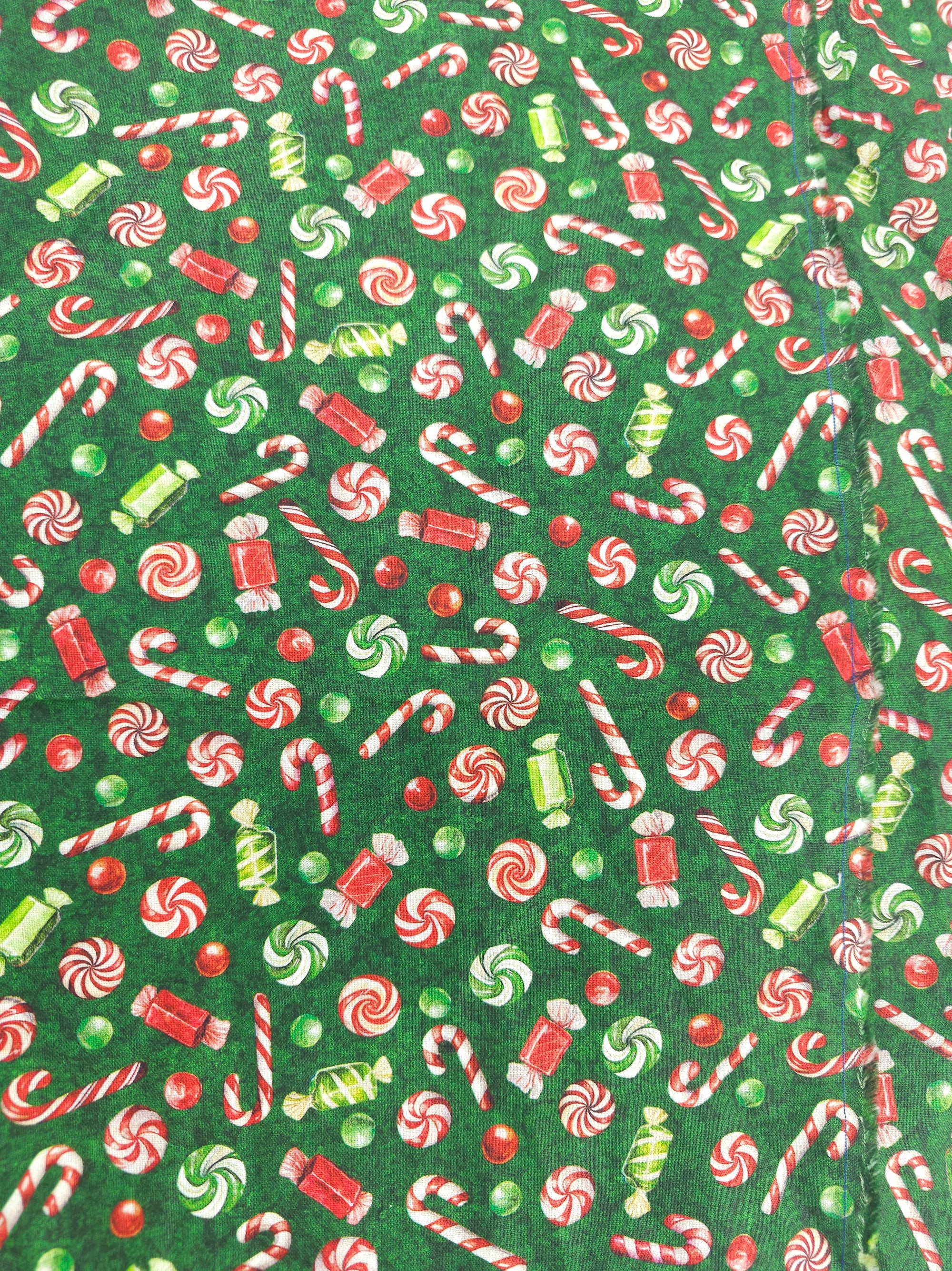 Christmas candy Cotton- 3.9m piece