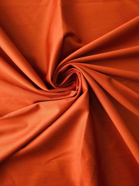 Rustic Orange Brushed Cotton Tencel