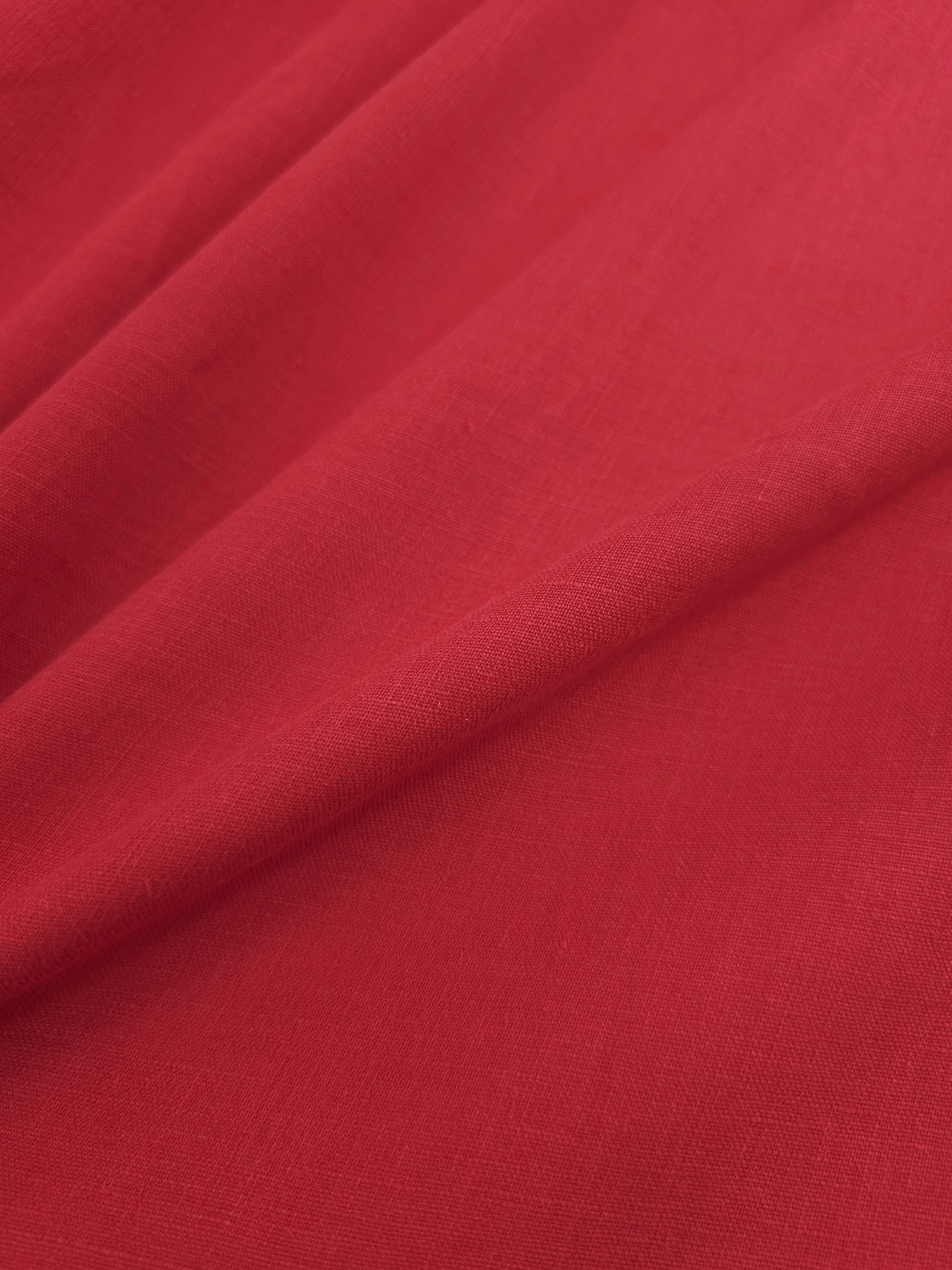 Red 100% Linen