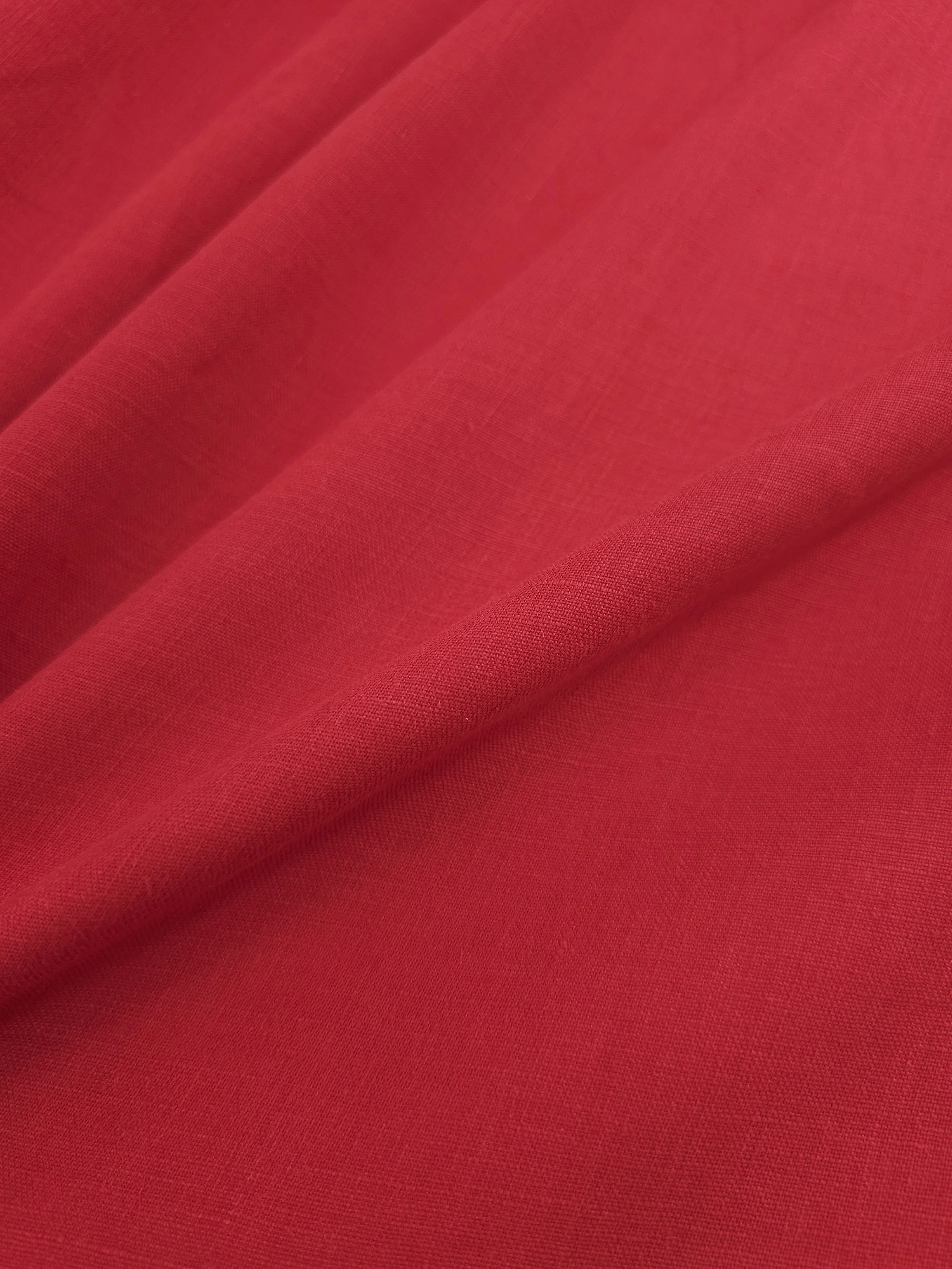 Red 100% Linen