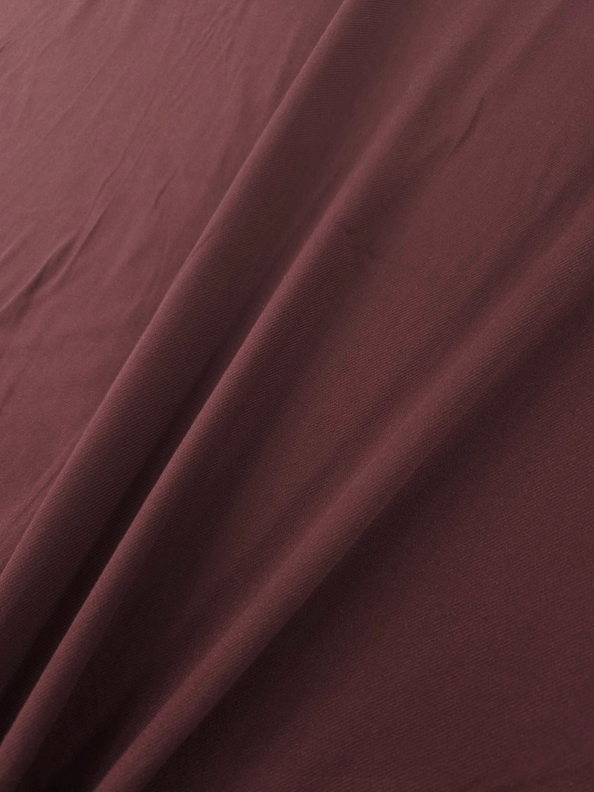 Burgundy Sandwashed Tencel Twill