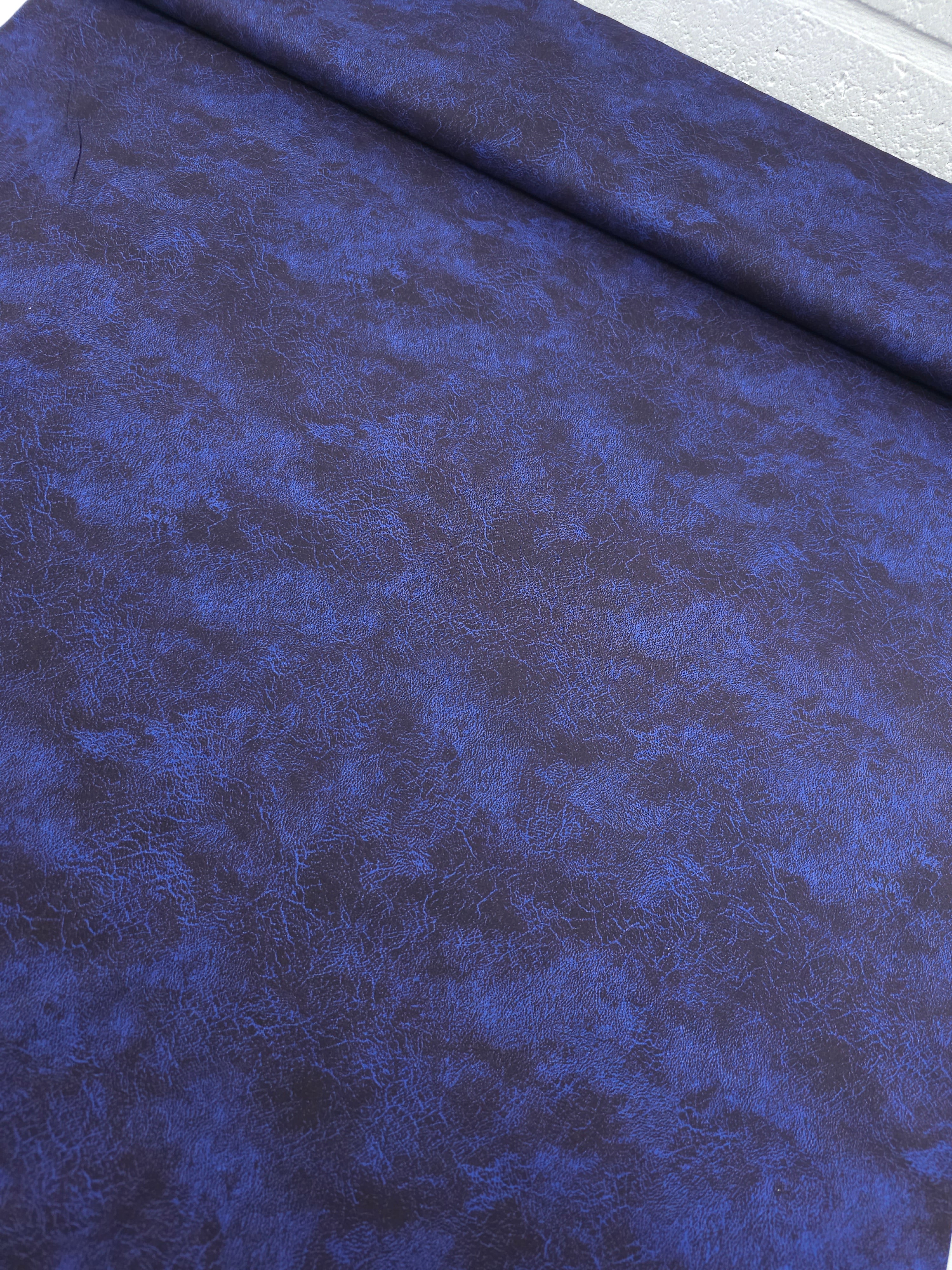 Indigo Blue Crackles 100% Cotton 114" *EXTRA WIDE*