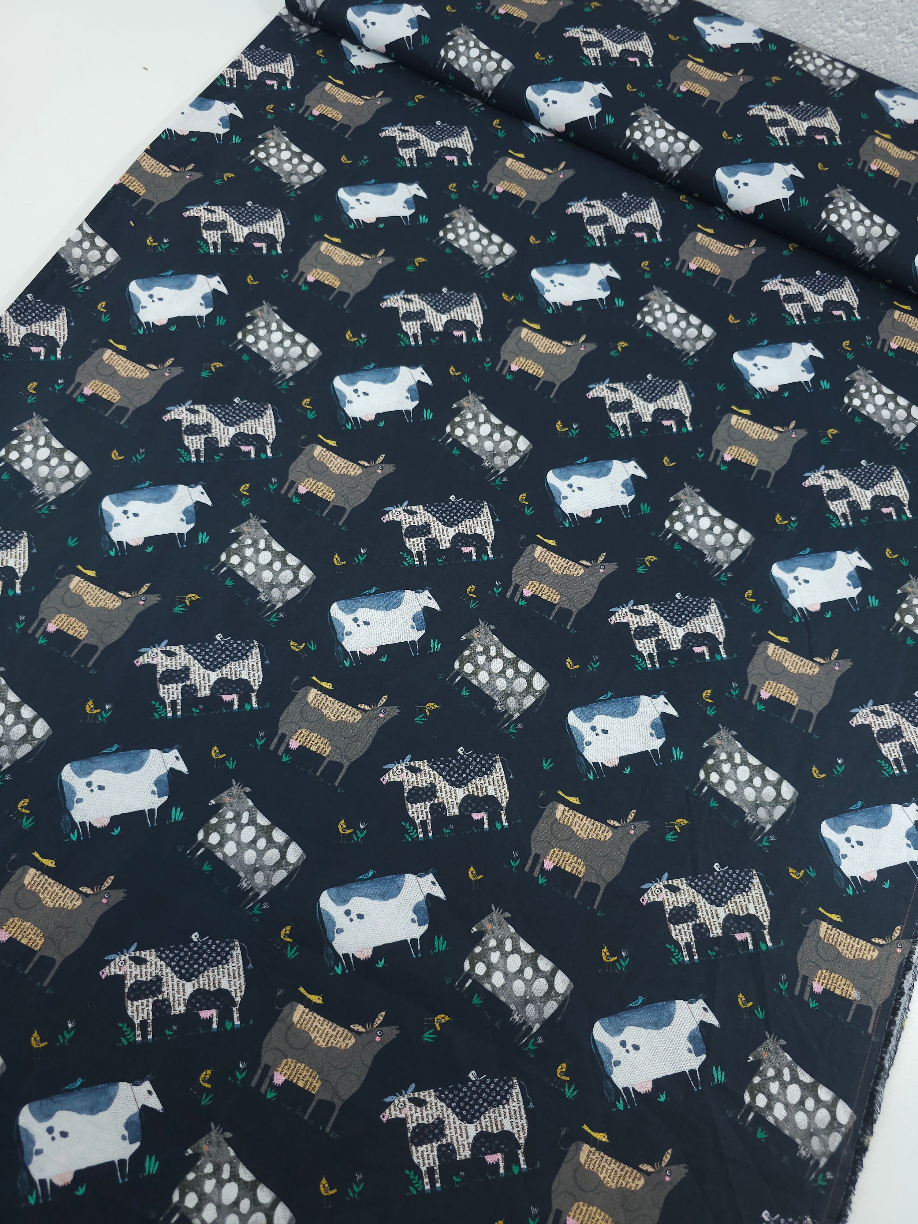Cows On The Farm 100% Cotton - Benartex