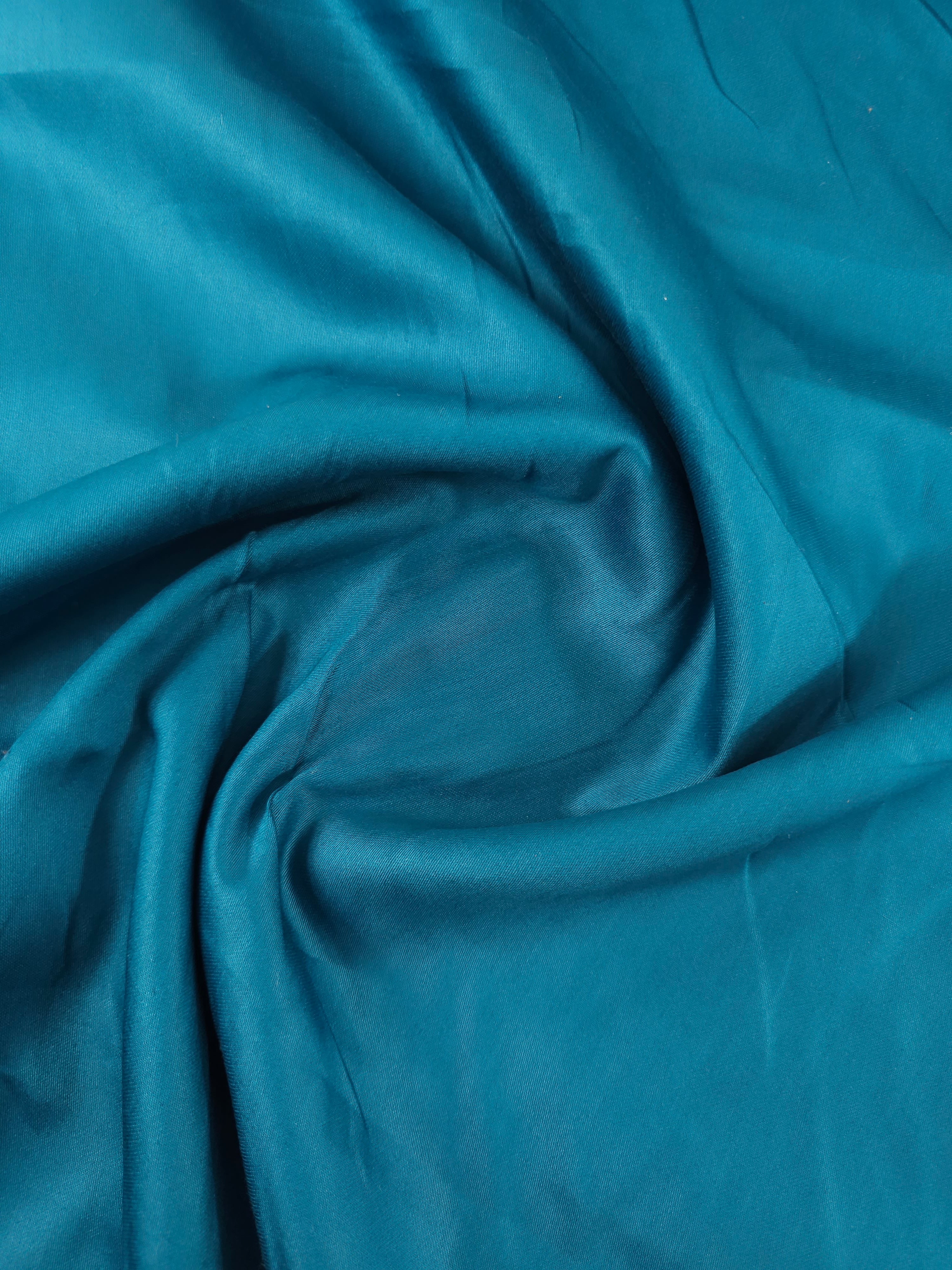 Teal Blue Cotton Sateen 102” *EXTRA WIDE*