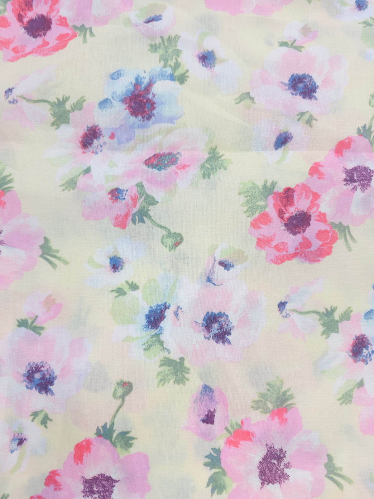 Light floral Cotton voile - 2.5m piece