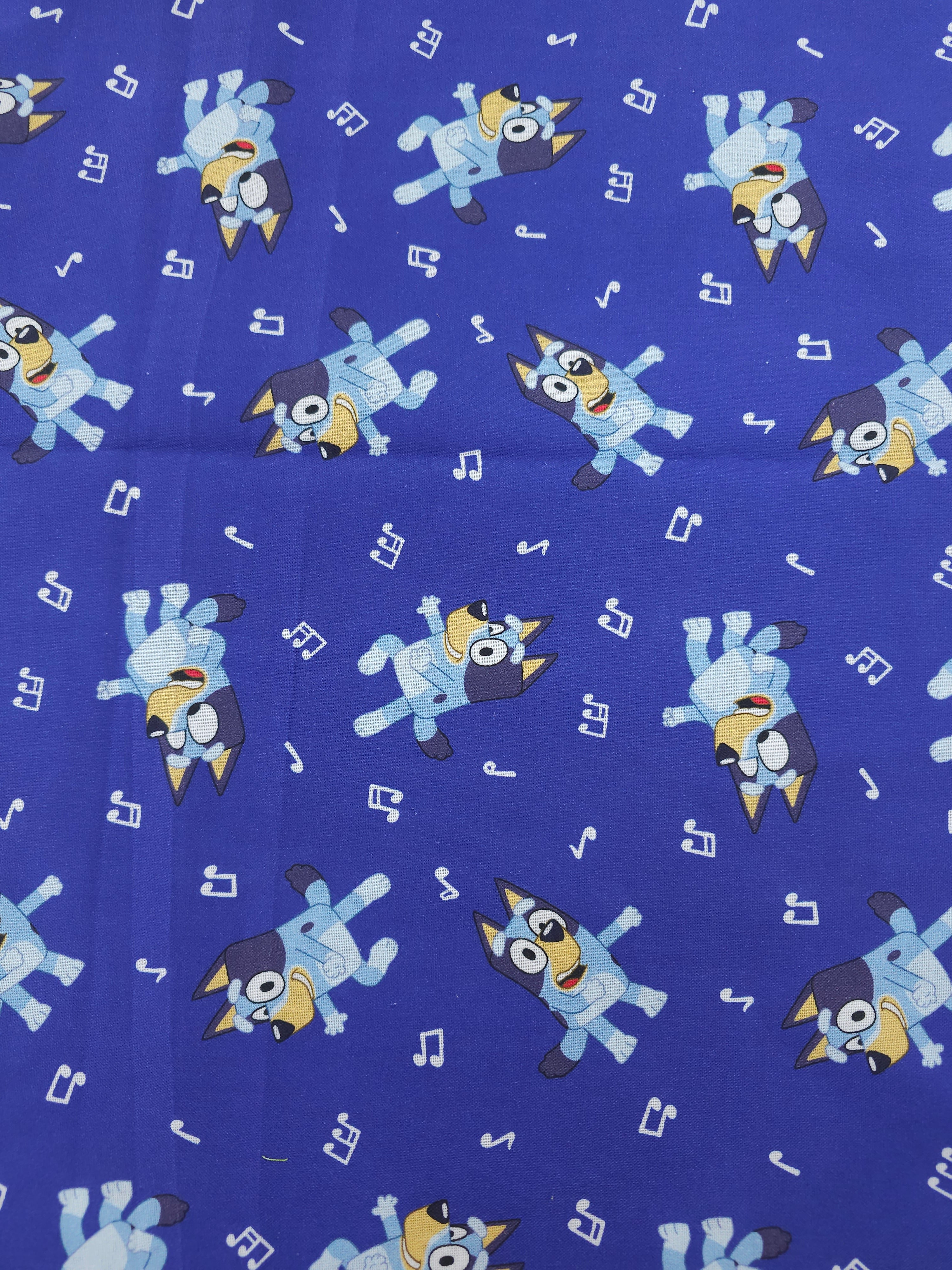 Musical Bluey Cotton- 1m piece