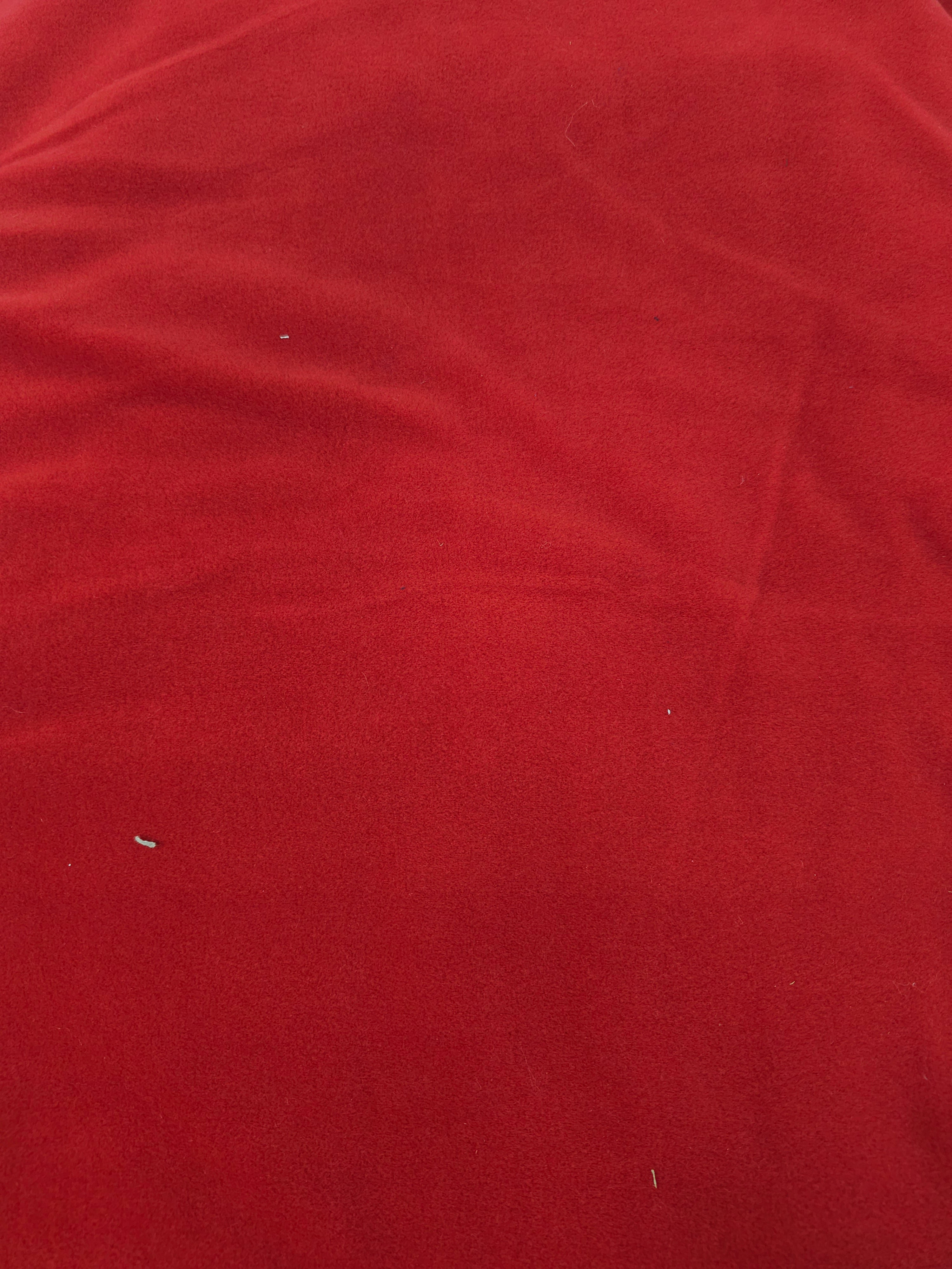 Red Fleece- 3m piece