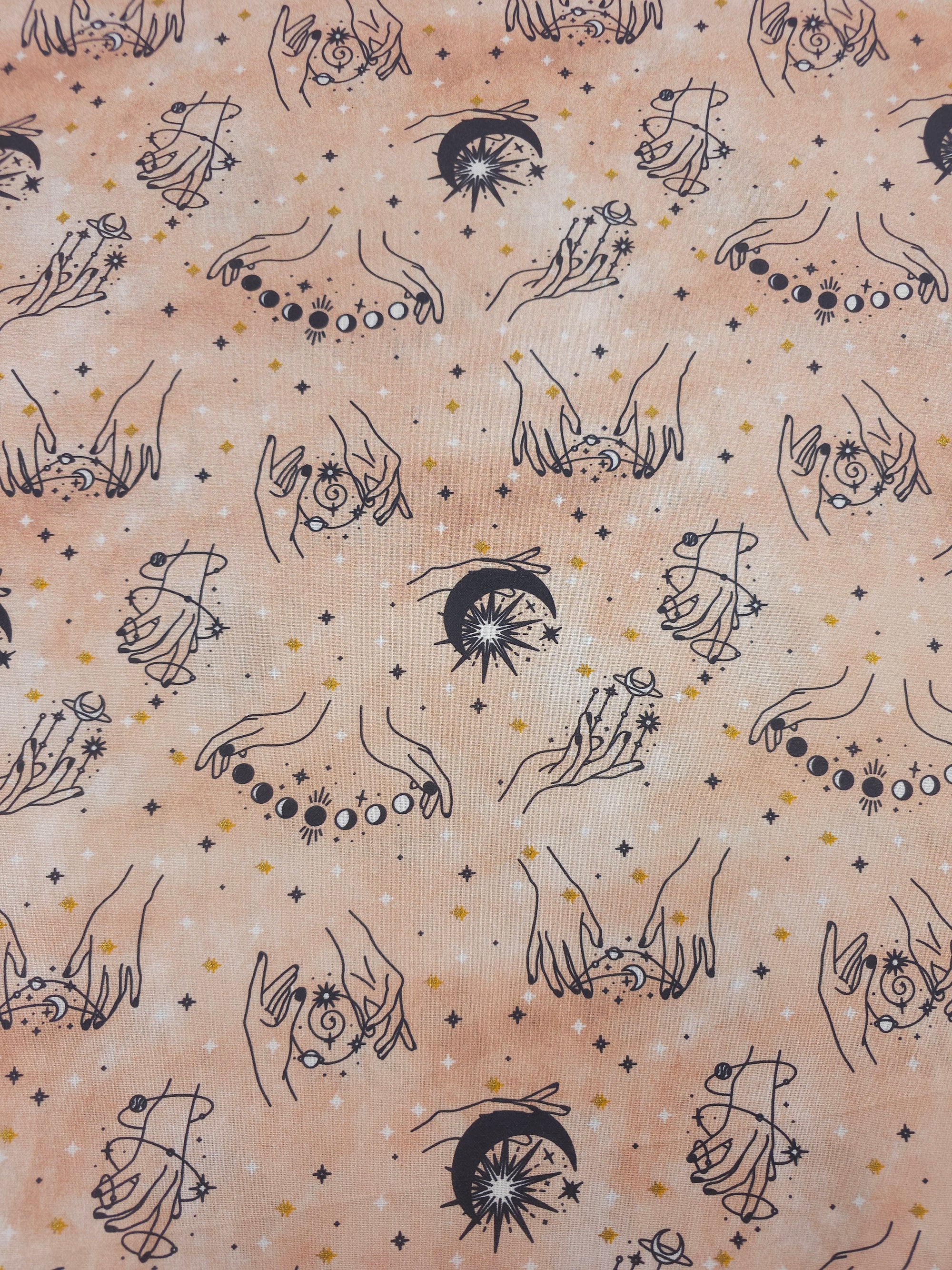 Mystic Moon Phases 100% Cotton